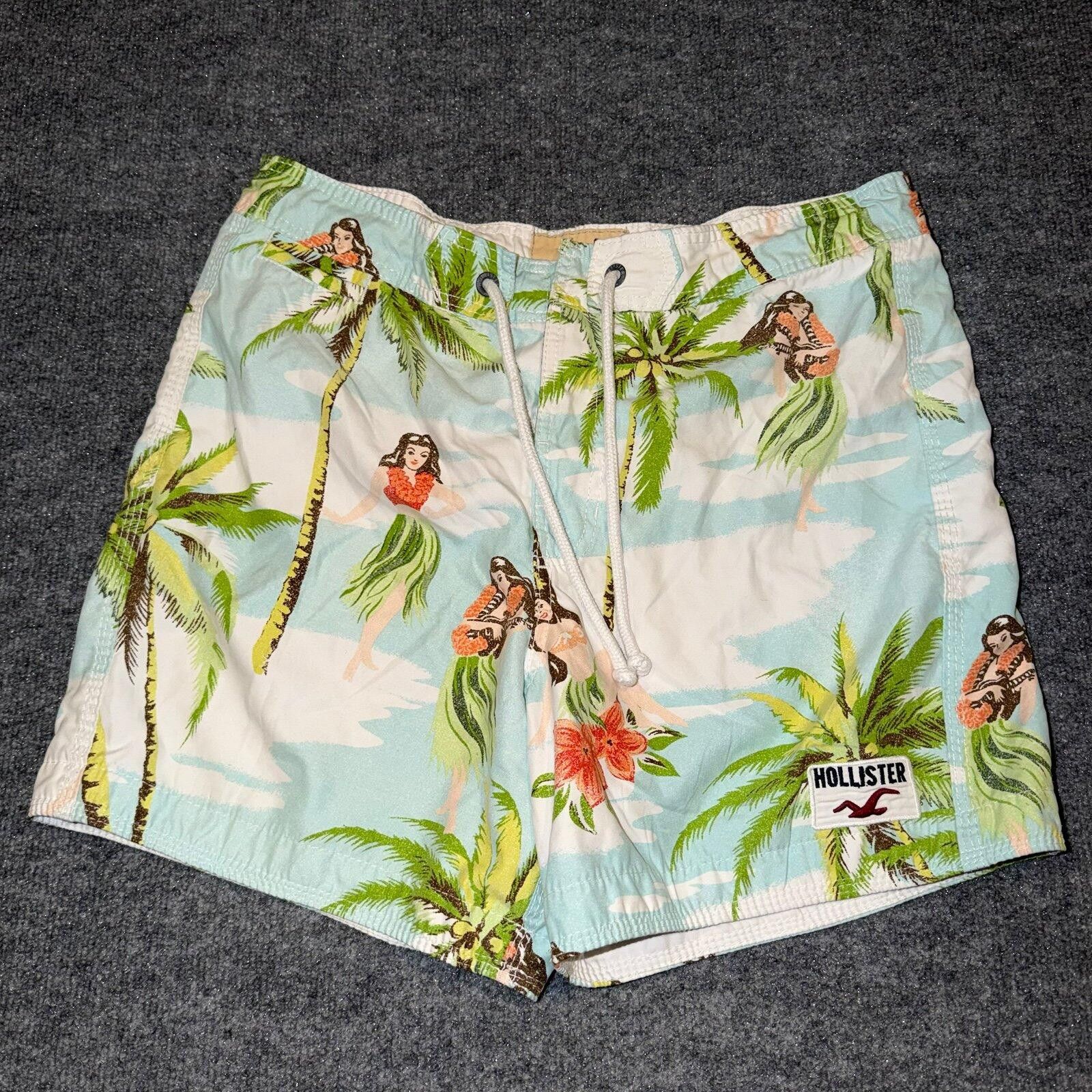 Other Hollister Hula Girl Surf Board Shorts Mens Lg Vtg y2k Size US 34 / EU 50 - 1 Thumbnail