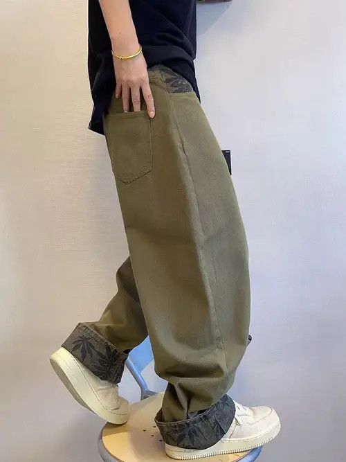 Japanese Brand Vintage Street Splicing Loose Workwear Casual Canvas Pants Size US 32 / EU 48 - 8 Thumbnail
