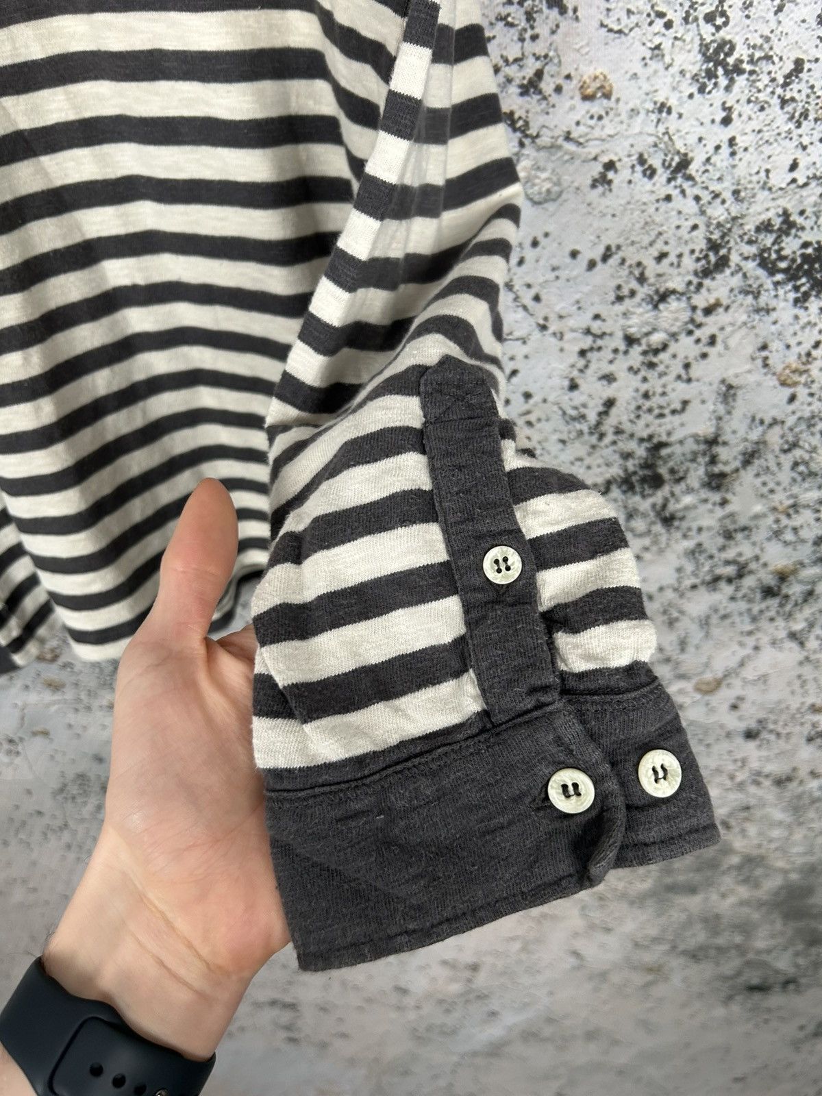 Designer NN07 Striped Sweatshirt Longsleeve Minimalist Scandi Hype Size US L / EU 52-54 / 3 - 4 Thumbnail