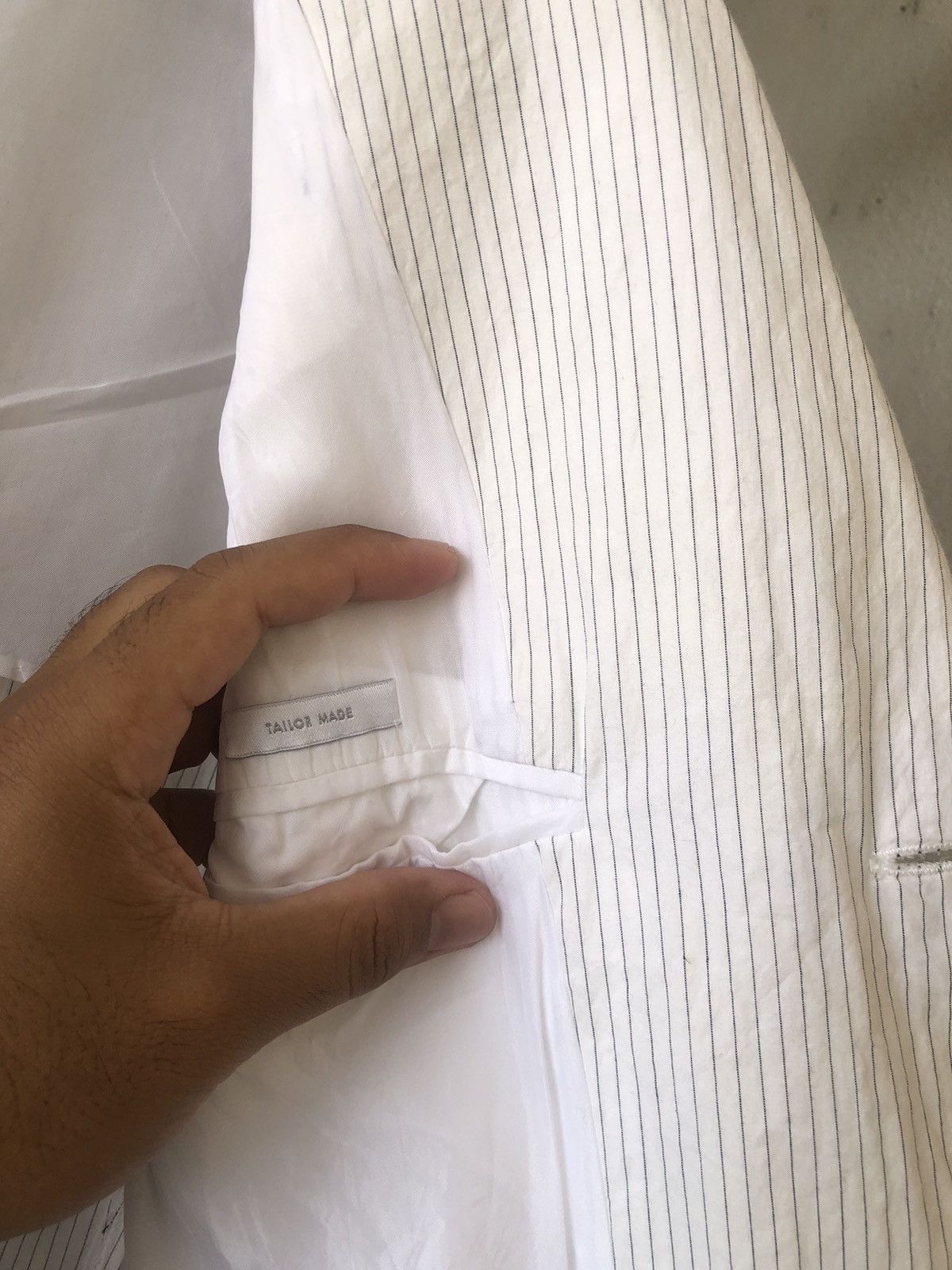 Jil Sander Jil Sander Marisa s Stripe Single Breasted Blazer Size US M / EU 48-50 / 2 - 5 Thumbnail