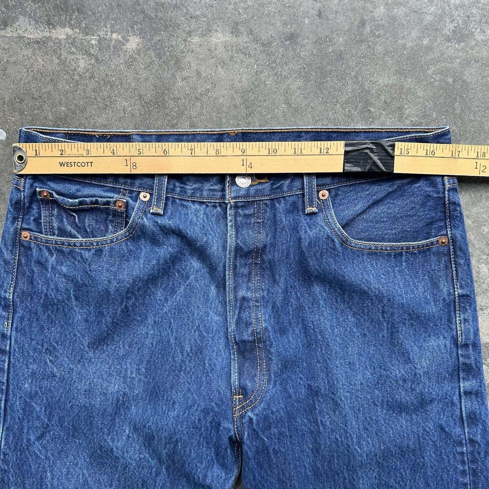 Levi's Vintage Levi’s 501xx Jeans Men’s 34 X 32 Dark Wash Western Size US 34 / EU 50 - 5 Thumbnail