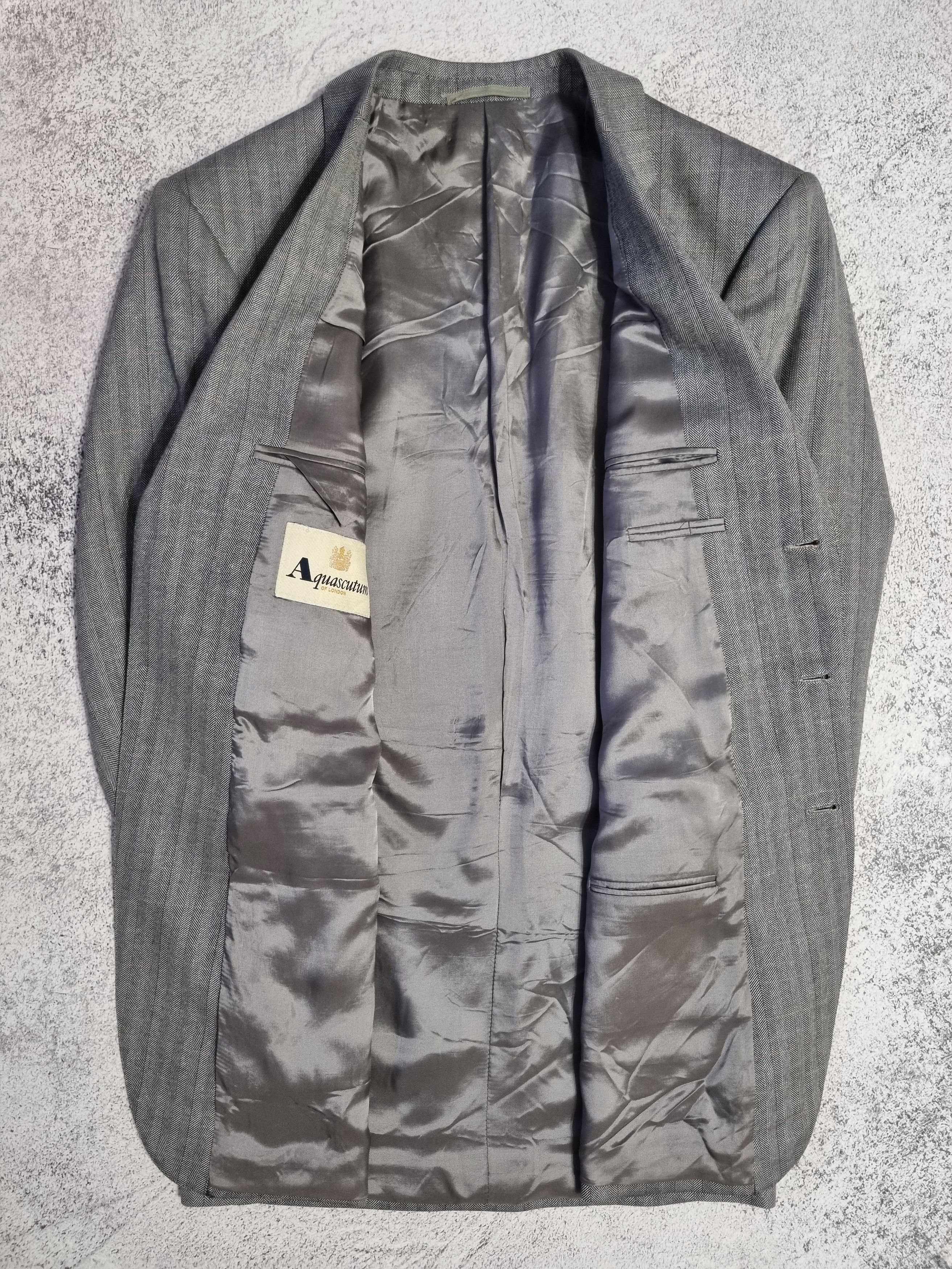 Aquascutum Aquascutum London Wool Blazer Suit Jacket Size 40L - 9 Thumbnail