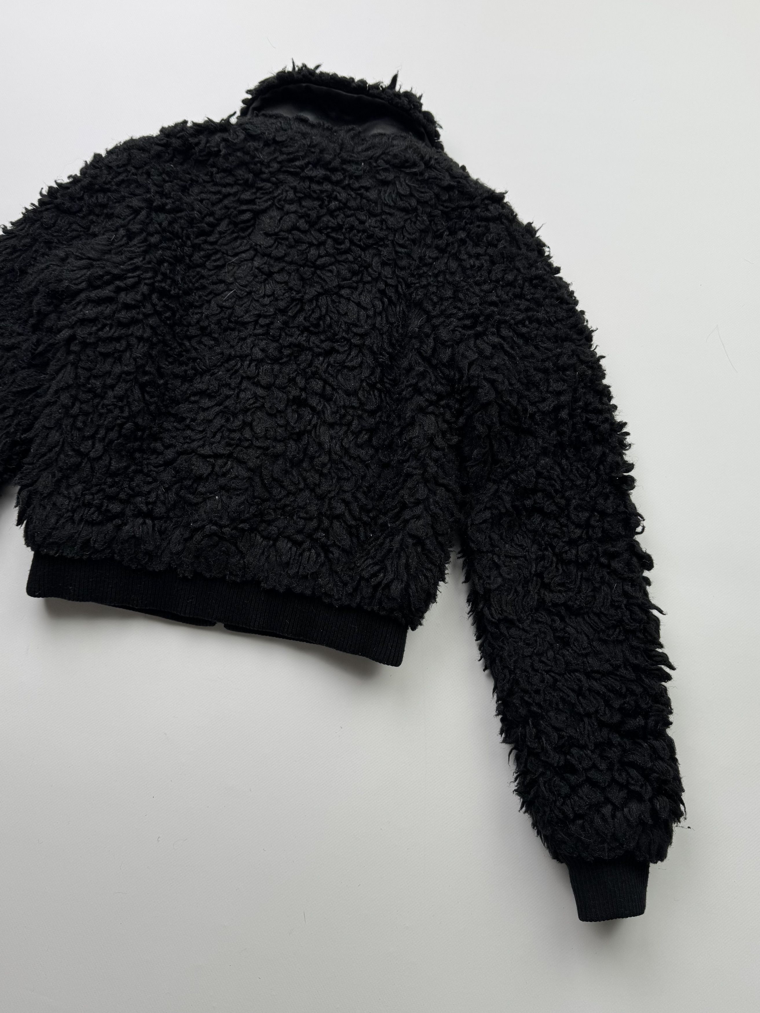 Japanese Brand Vintage Cropped Faux Sheepskin Jacket B444(V37)E2 Size XS / US 0-2 / IT 36-38 - 10 Thumbnail