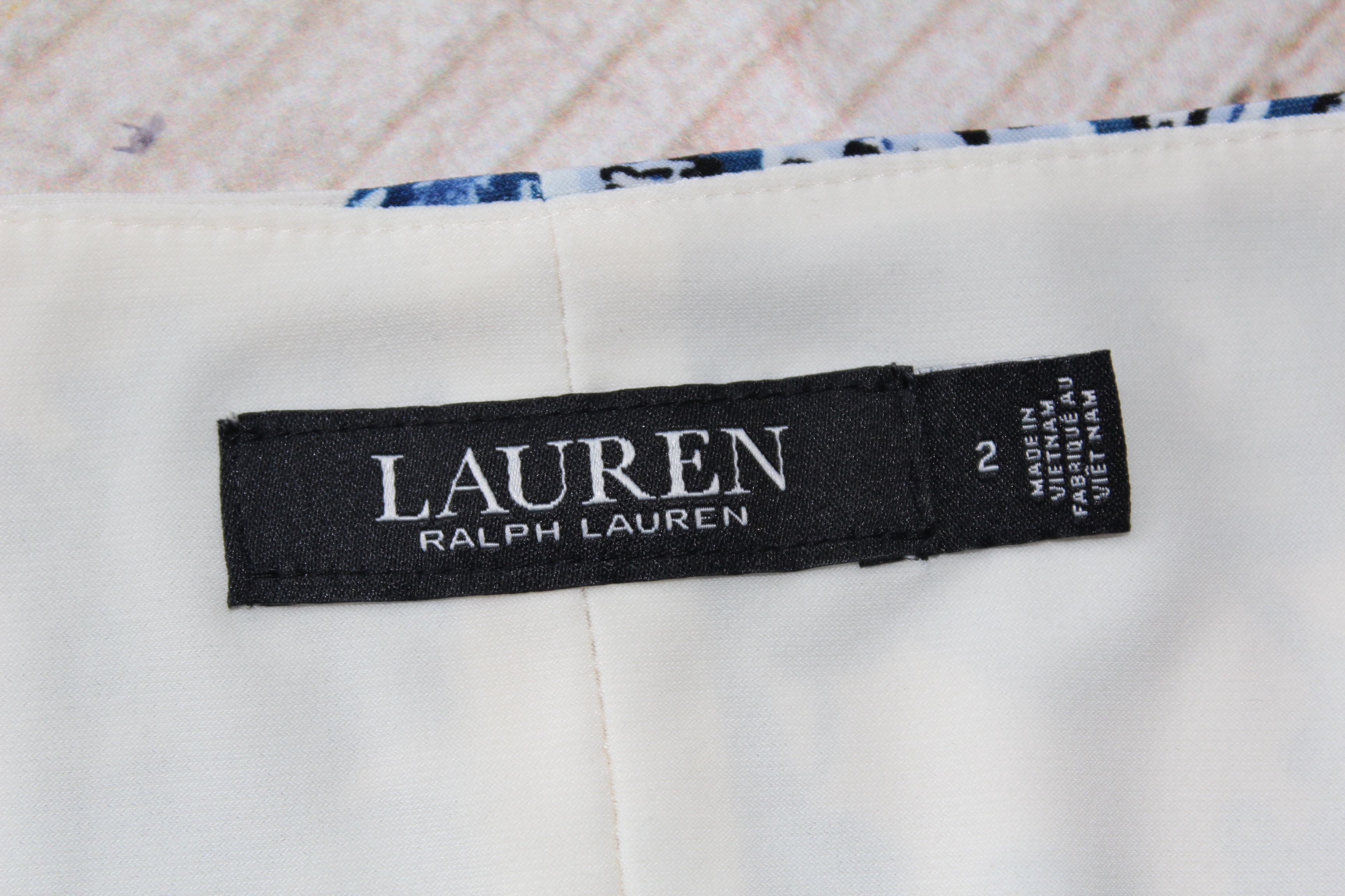 Polo Ralph Lauren Womens Lauren Ralph Lauren Floral Print Dress Size M / US 6-8 / IT 42-44 - 8 Thumbnail