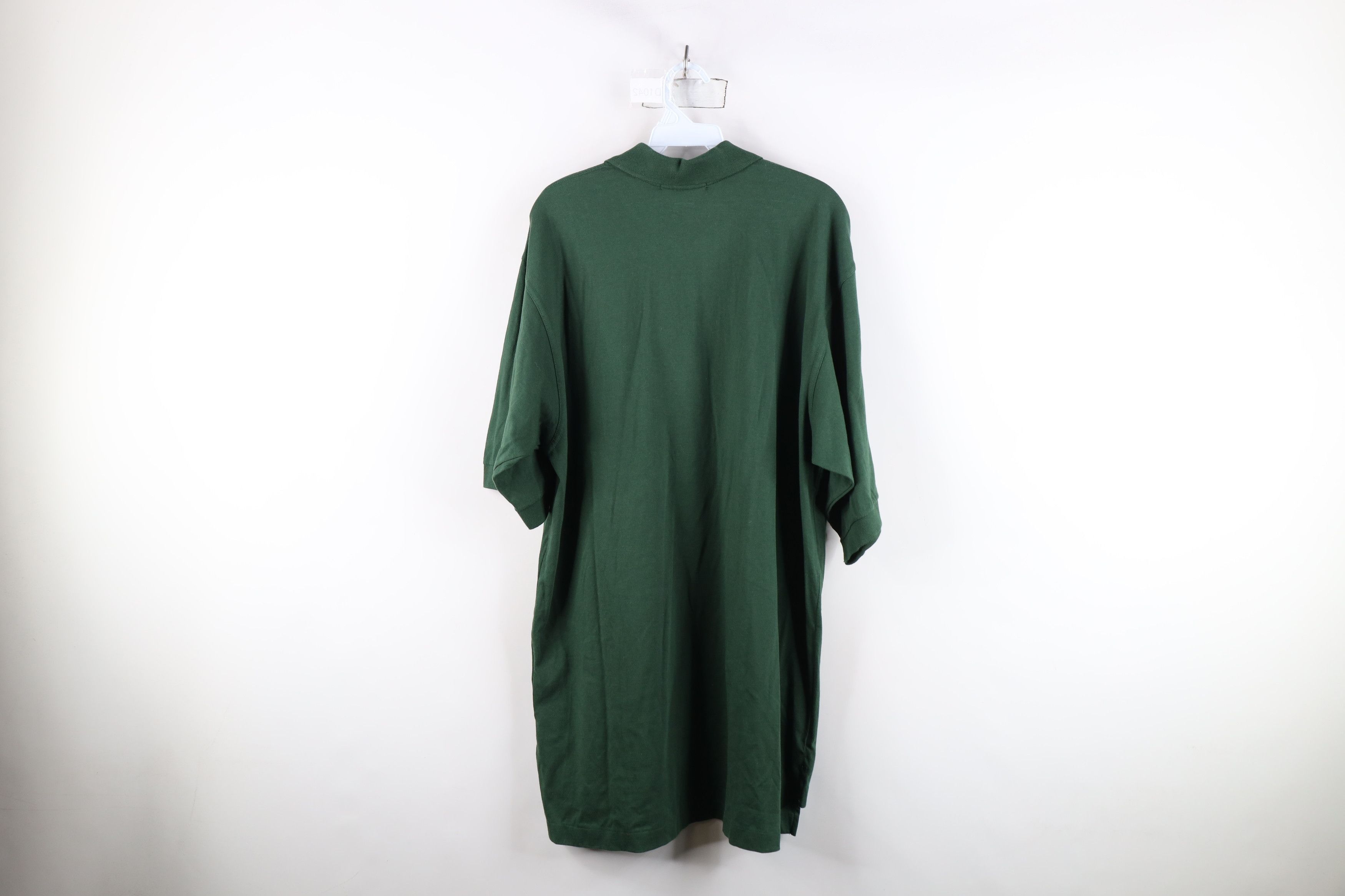 Nike × Vintage Deadstock Vintage 90s Nike Golf Collared Polo Shirt Green Size US L / EU 52-54 / 3 - 12 Thumbnail