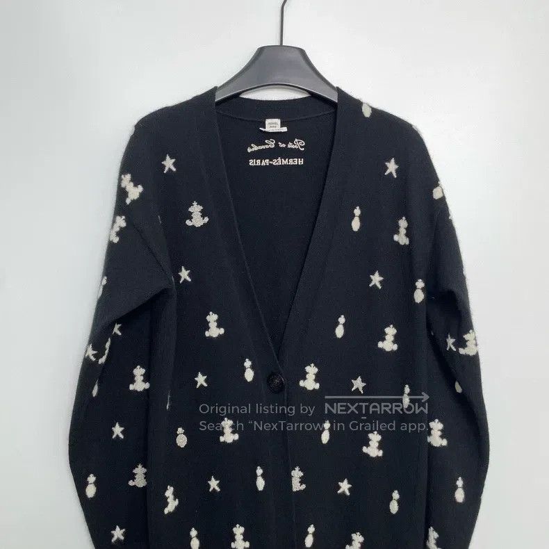 Hermes Hermes Printed Long Knit Cardigan Size XS / US 0-2 / IT 36-38 - 3 Thumbnail