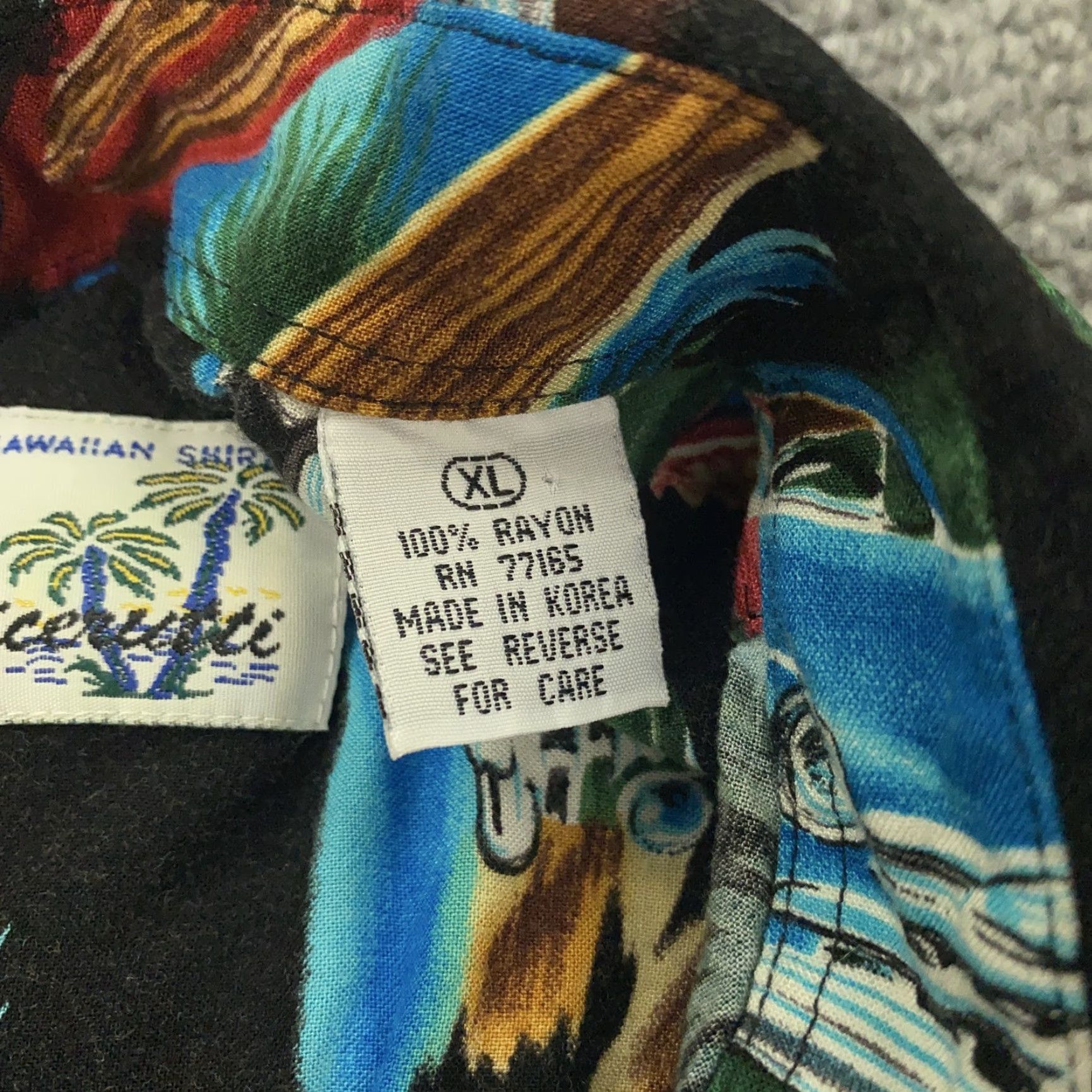 ALOHAS VINTAGE Monticerutti Hawaiian Shirt Mens XL Beach Surf Cars Rayon Aloha 90s Casual Size US XL / EU 56 / 4 - 5 Thumbnail