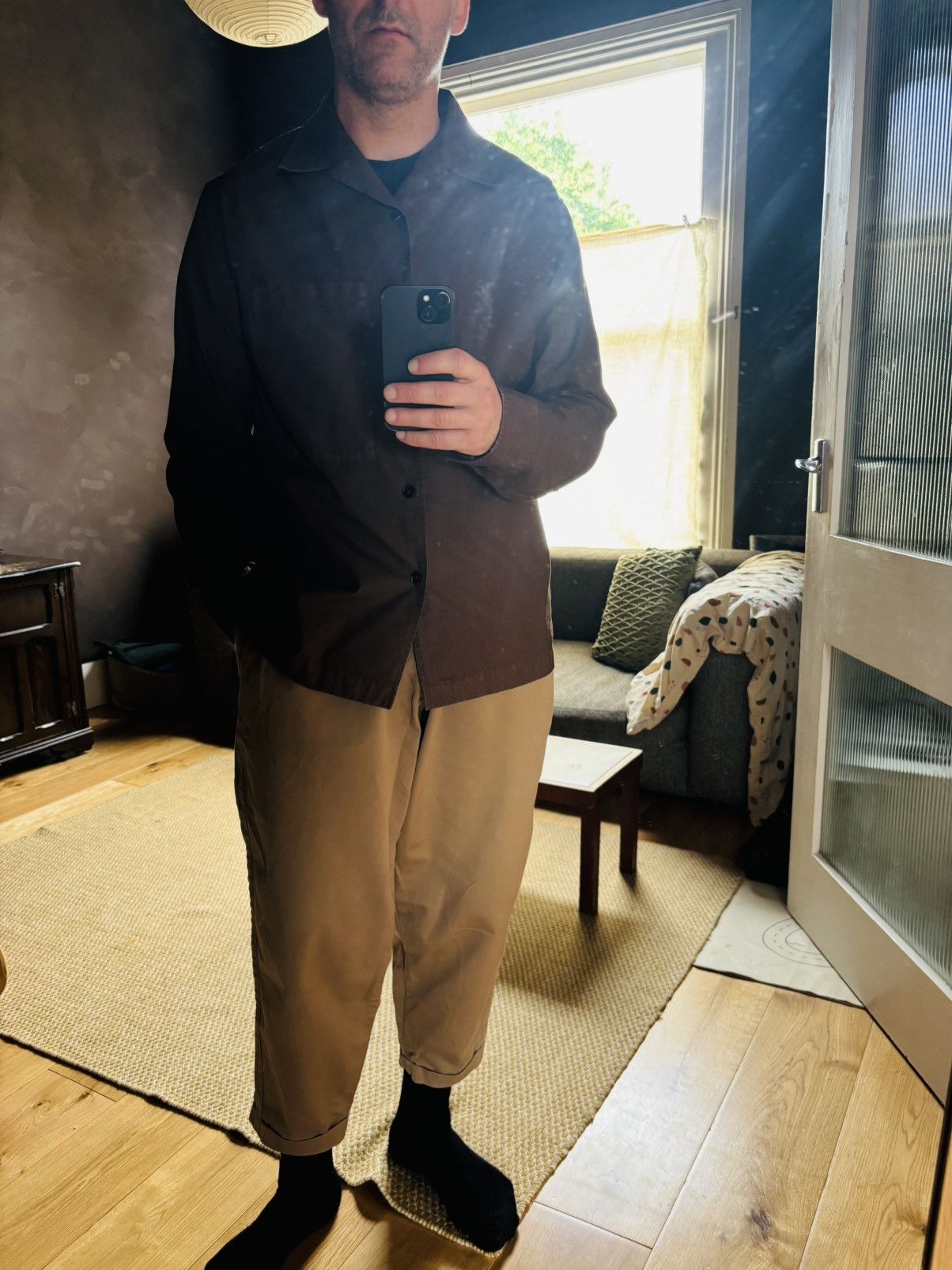 Jil Sander Jil Sander Brown Overshirt Size US M / EU 48-50 / 2 - 1 Thumbnail