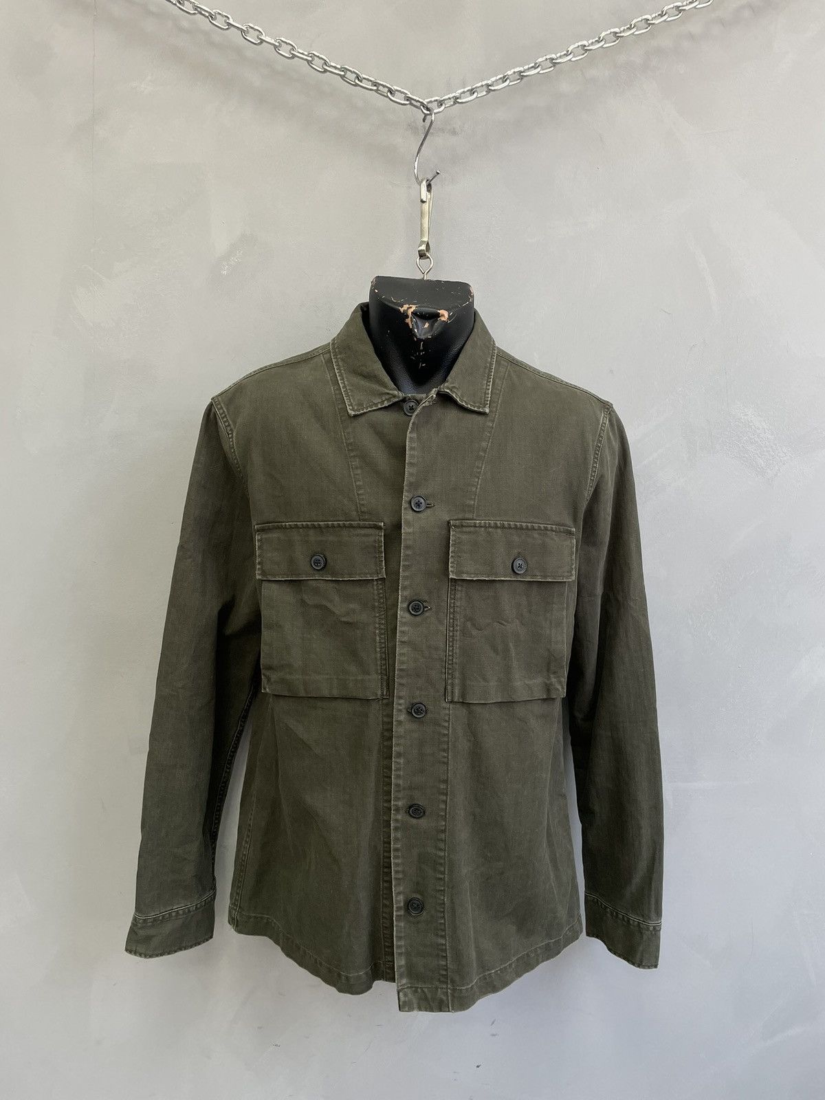 Allsaints All Saints green military field jacket utility street style Size US M / EU 48-50 / 2 - 1 Thumbnail
