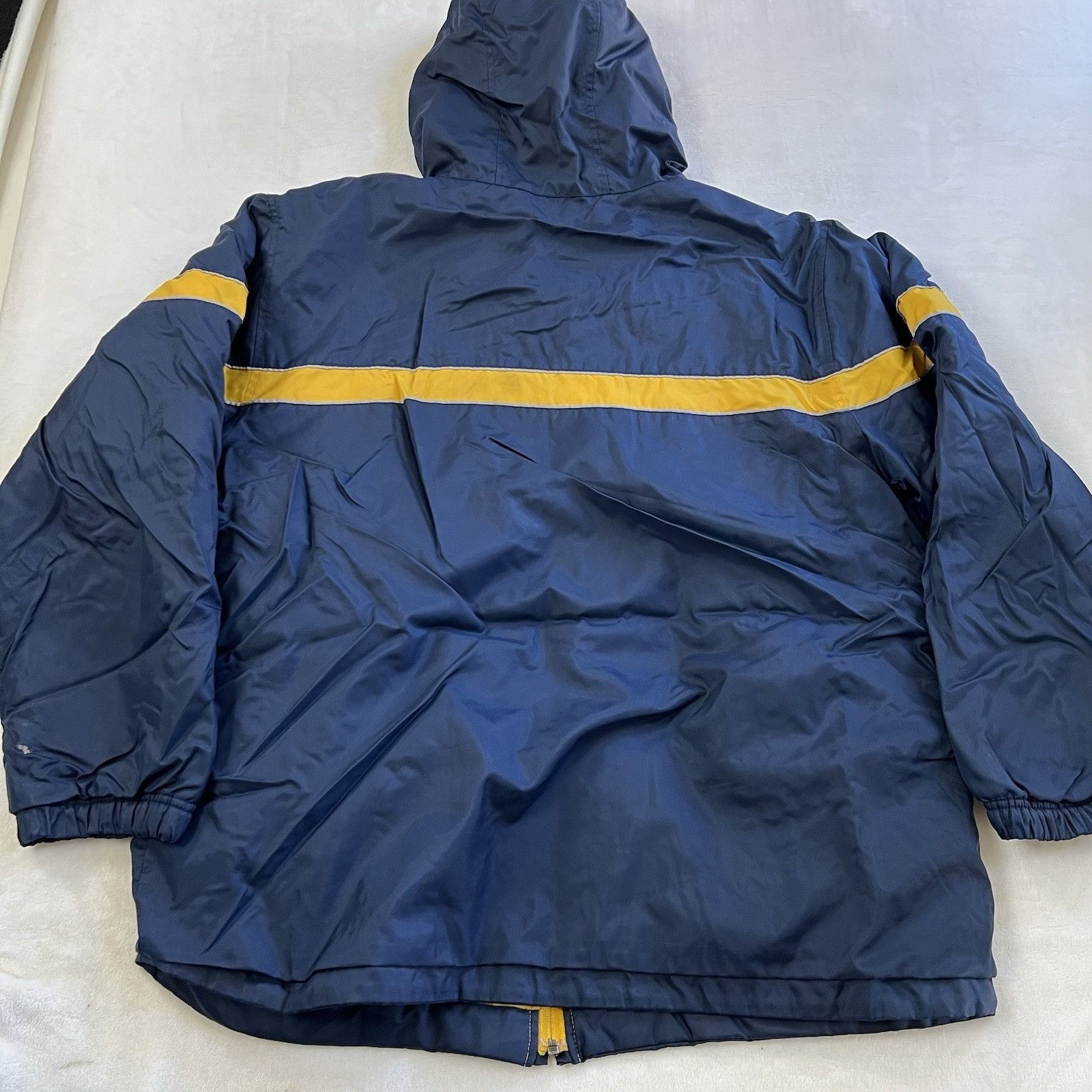 Nike Vintage Nike Reversible Jacket Size Large Blue Yellow Fleece Size US L / EU 52-54 / 3 - 11 Thumbnail