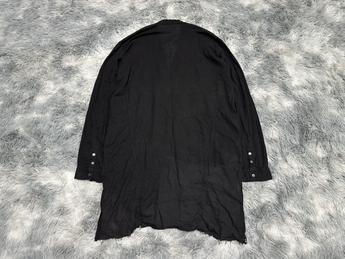 KMRii 🔥Rare Archived Kmrii Linen Shirt Raw Edge Goth Punk Size US XXL / EU 58 / 5 - 16 Thumbnail
