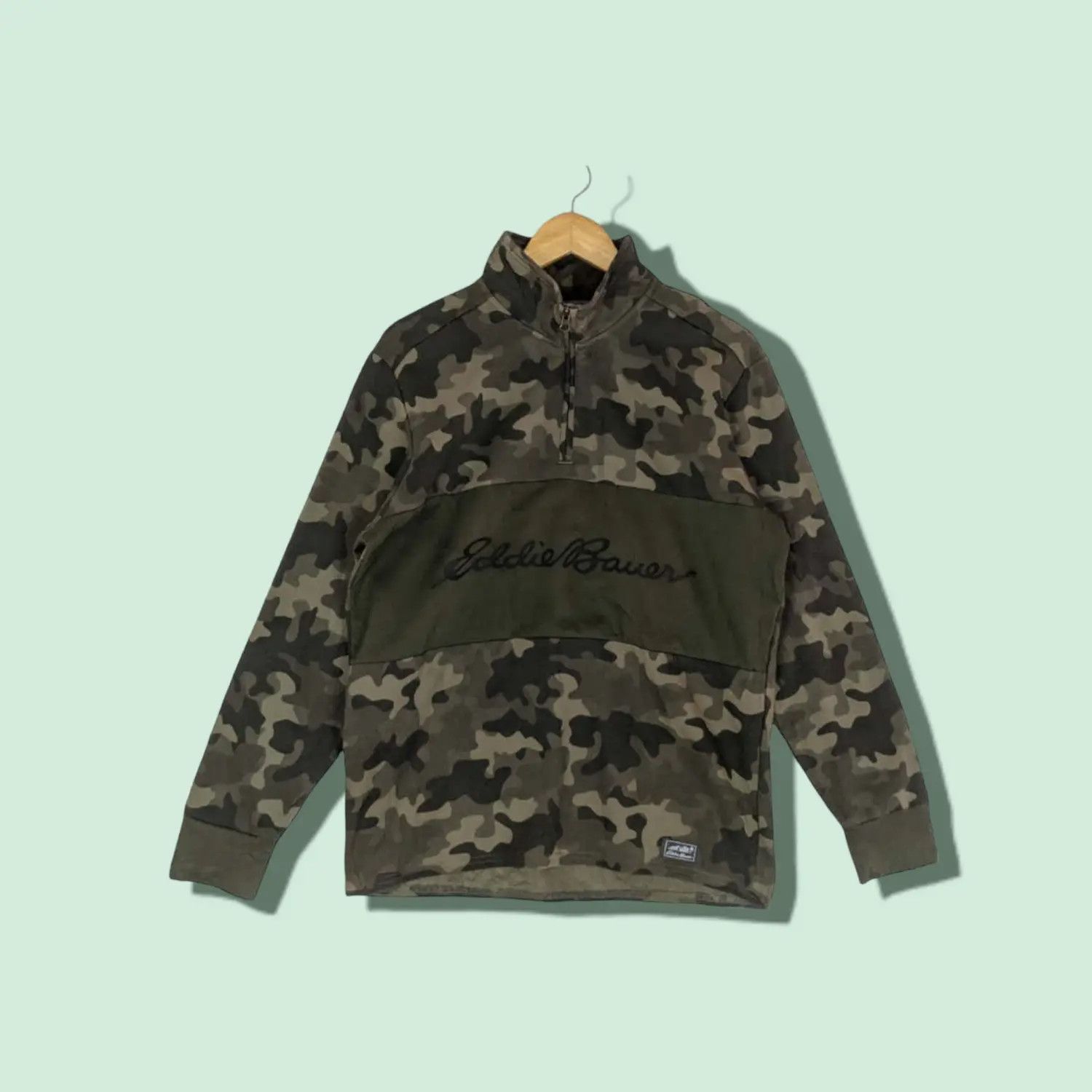 Eddie Bauer EDDIE BAUER Camouflage Jumper Sweatshirt Size US S / EU 44-46 / 1 - 1 Thumbnail