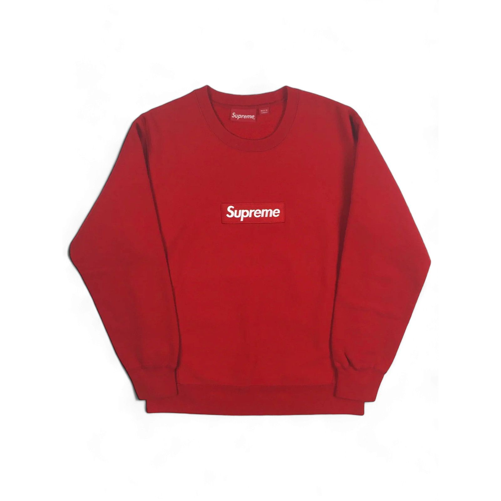 Supreme 2015 Supreme Red Box Logo Crewneck Size US XL / EU 56 / 4 - 1 Thumbnail