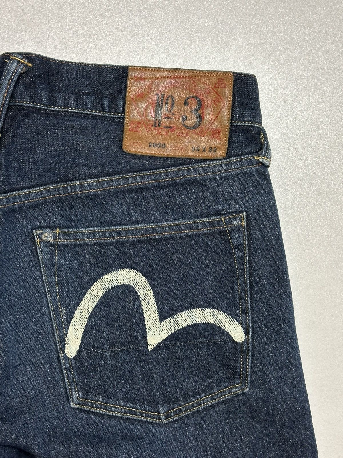Evisu × Vintage Vintage Evisu Seagull Selvedge Jeans Size US 30 / EU 46 - 3 Thumbnail