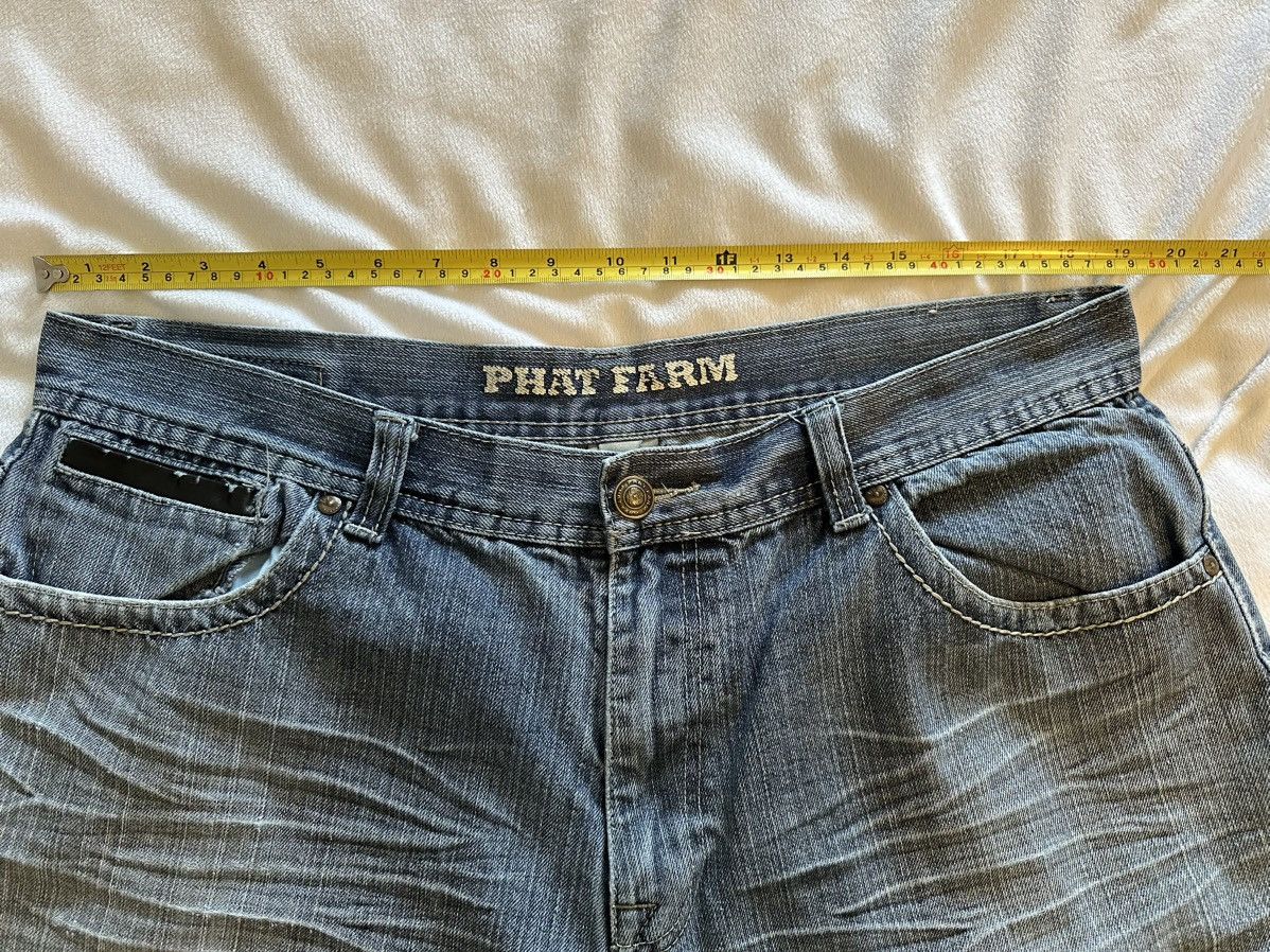 Phat Farm × Vintage Y2K Phat Farm Denim Jean Shorts Mens SZ 38x12 Size US 38 / EU 54 - 4 Thumbnail