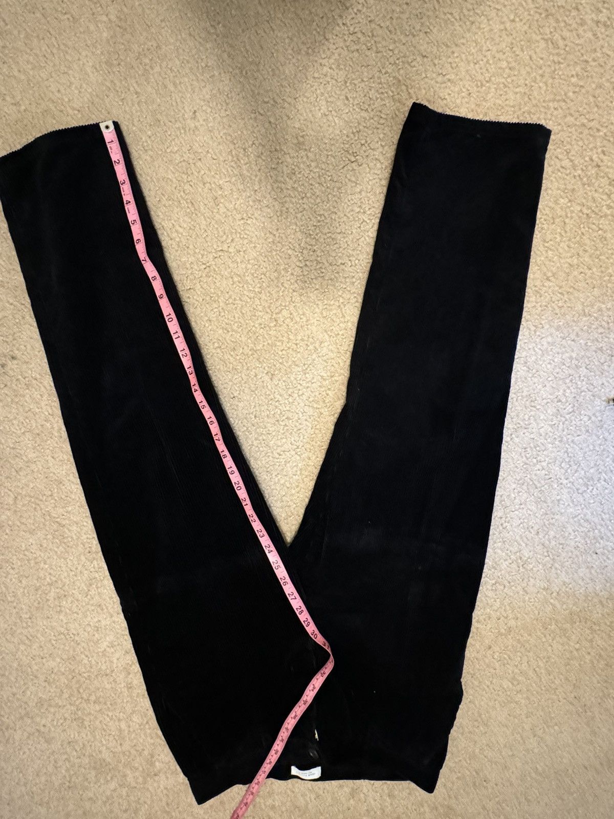 image of Beautifully Soft Corduroy Black Pants From John Elliott, Men's (Size 30)
