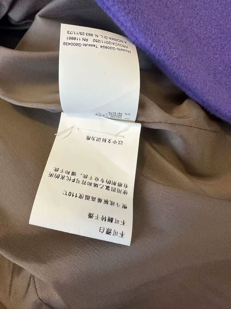Versace Versace Violet cashmere wool coat Size L / US 10 / IT 46 - 5 Thumbnail