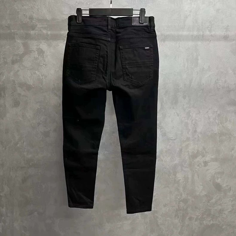 Amiri Amiri Black oil painting patch jeans 2501-Nextarrow Size US 33 - 3 Thumbnail