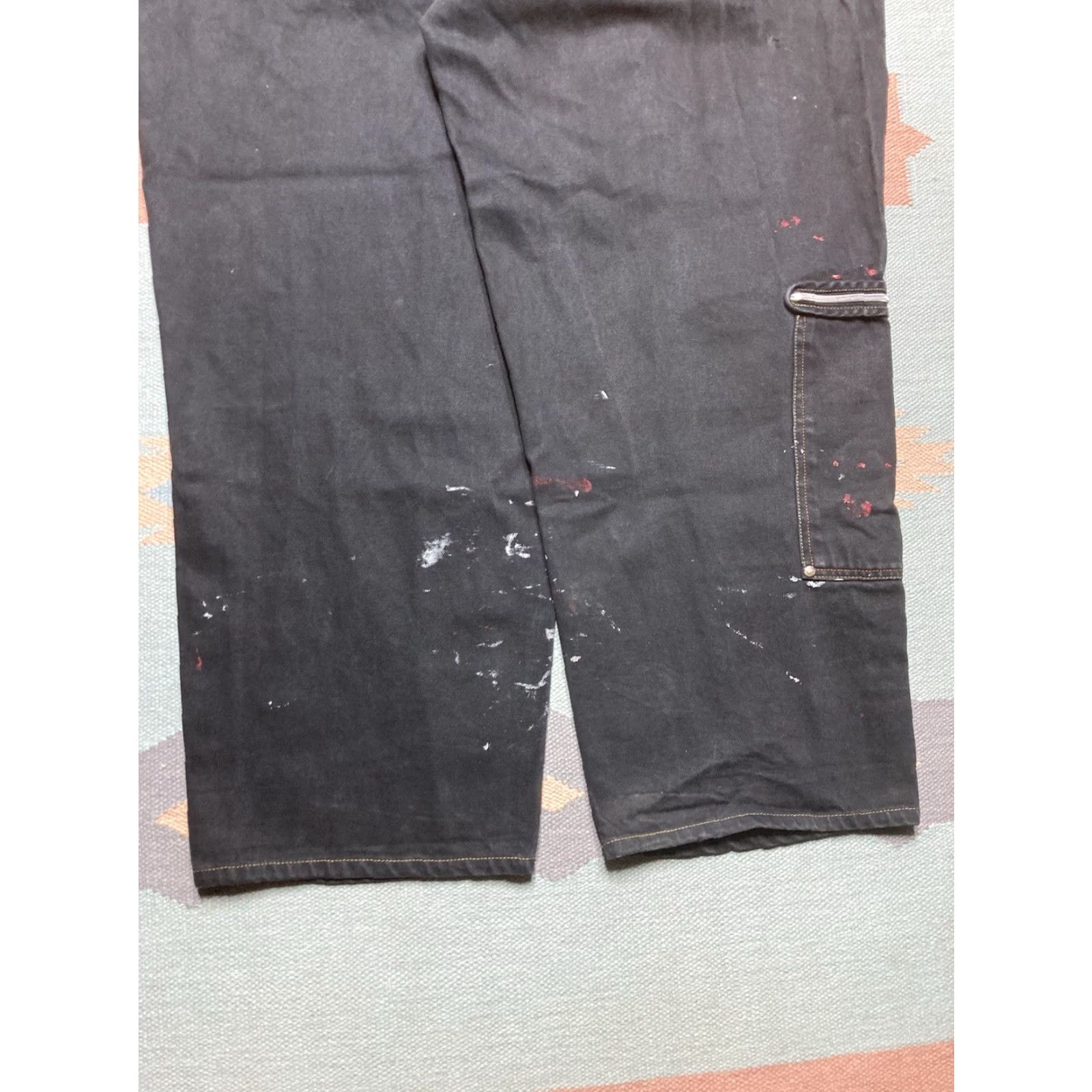 Vintage VINTAGE PACO Jeans Wide-Leg 50x33 Black Mens Size US 34 / EU 50 - 2 Thumbnail