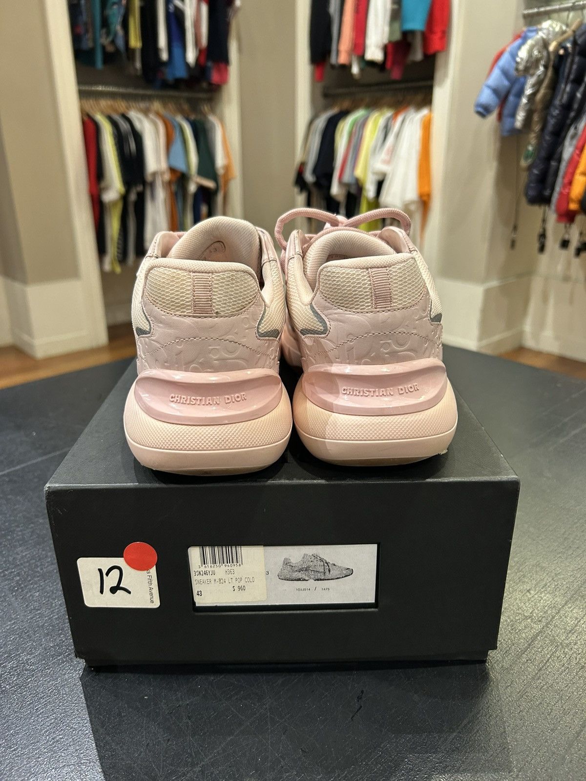 Dior Dior B24 Pale Pink Size US 10 / EU 43 - 4 Thumbnail