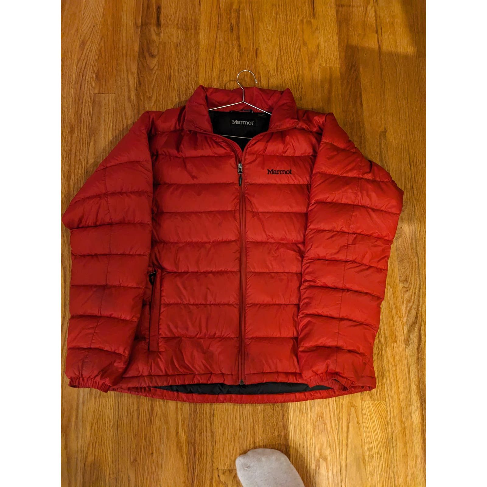 Image of Marmot Down Puffer Jacket in Red, Men's (Size XL)