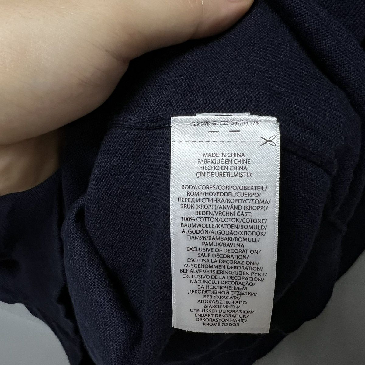 Polo Ralph Lauren Polo Ralph Lauren Sweater Navy Men’s Pima Cotton Size US XL / EU 56 / 4 - 8 Thumbnail