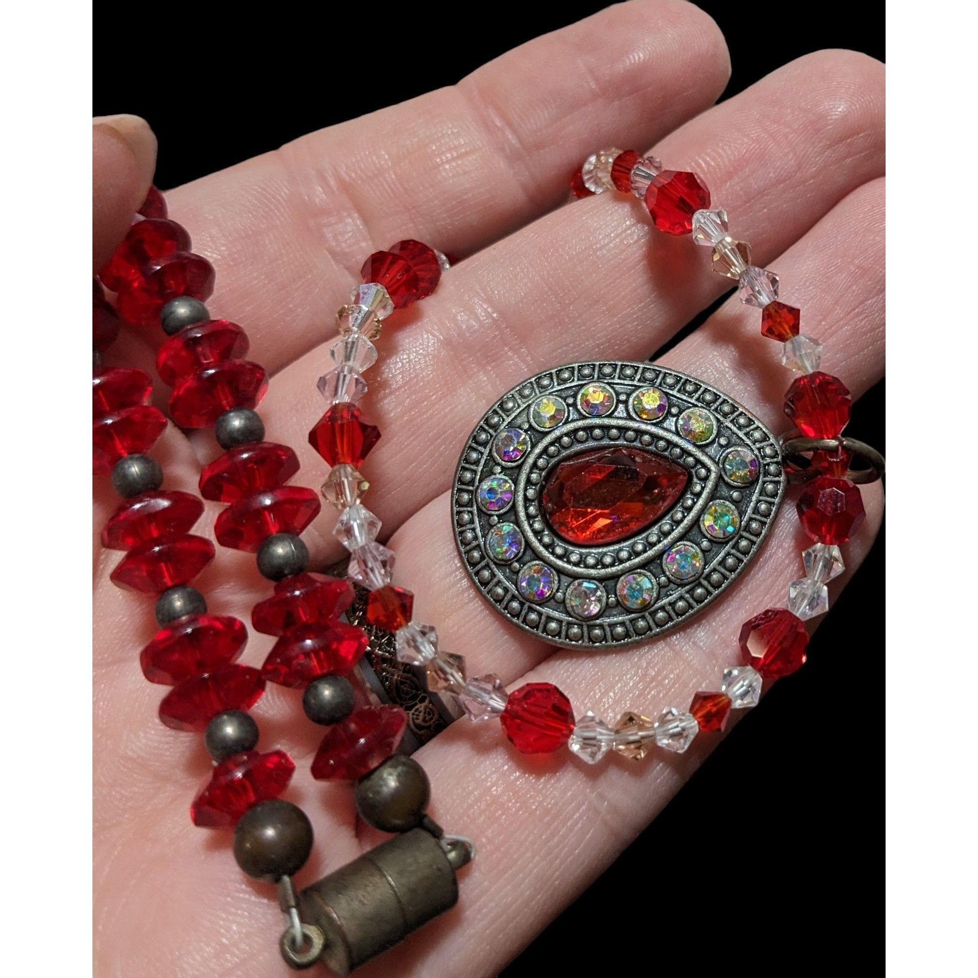 Other Vampire Glam Glass Beaded Teardrop Necklace Size ONE SIZE - 4 Thumbnail