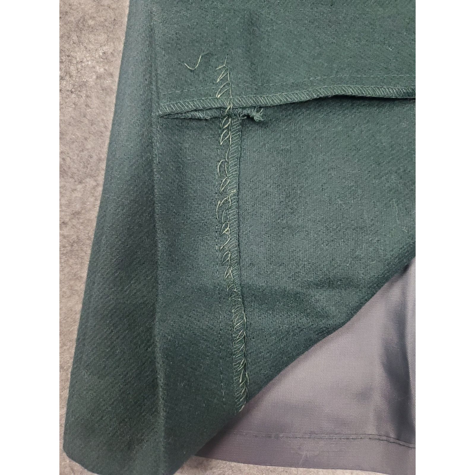 Other Vintage Womens Diane Richard 8 Green Wool Midi Pencil Skirt Size 30" / US 8 / IT 44 - 7 Thumbnail