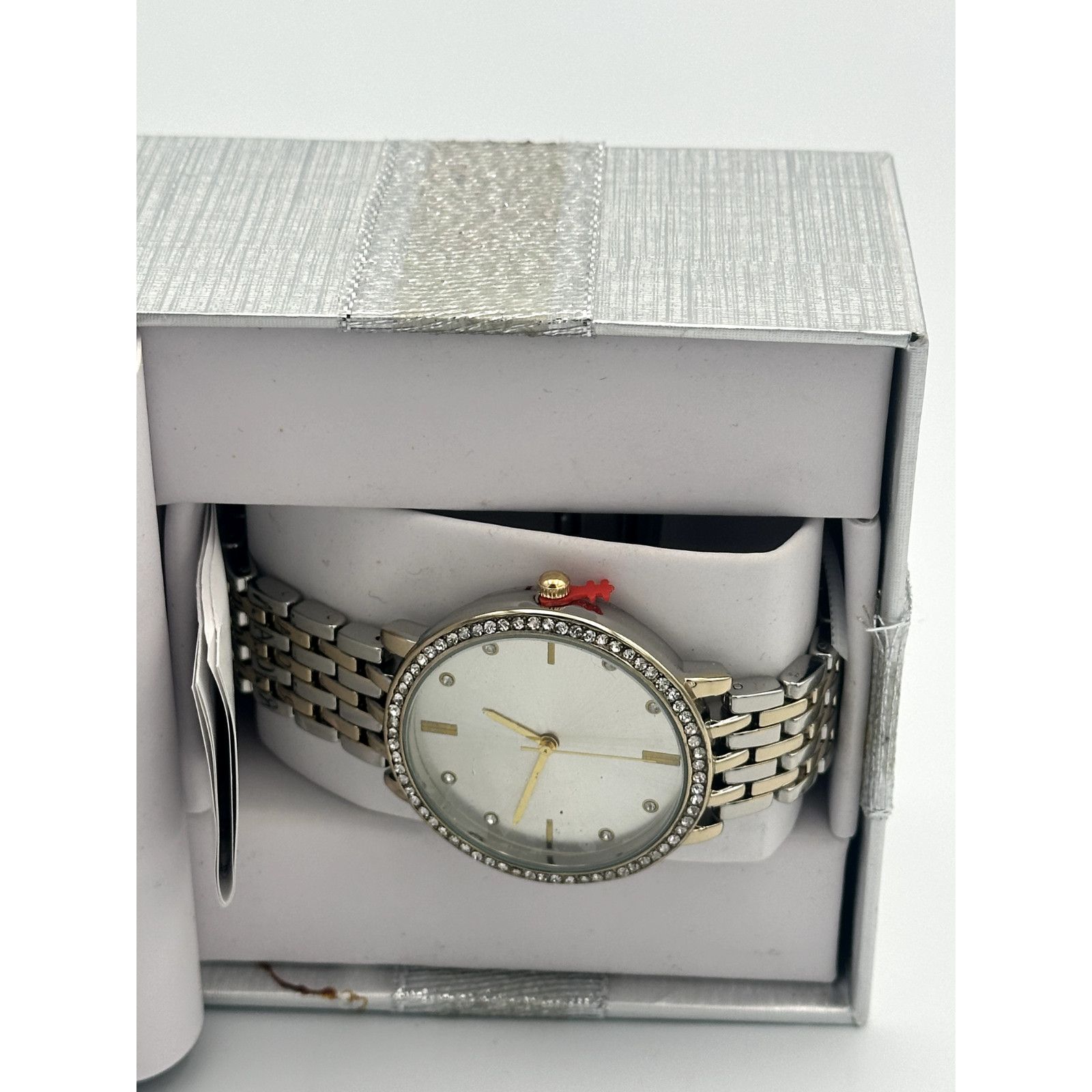 Other American Exchange Women’s Gold-Tone Watch w/Rhinestone Bezel Size ONE SIZE - 6 Thumbnail