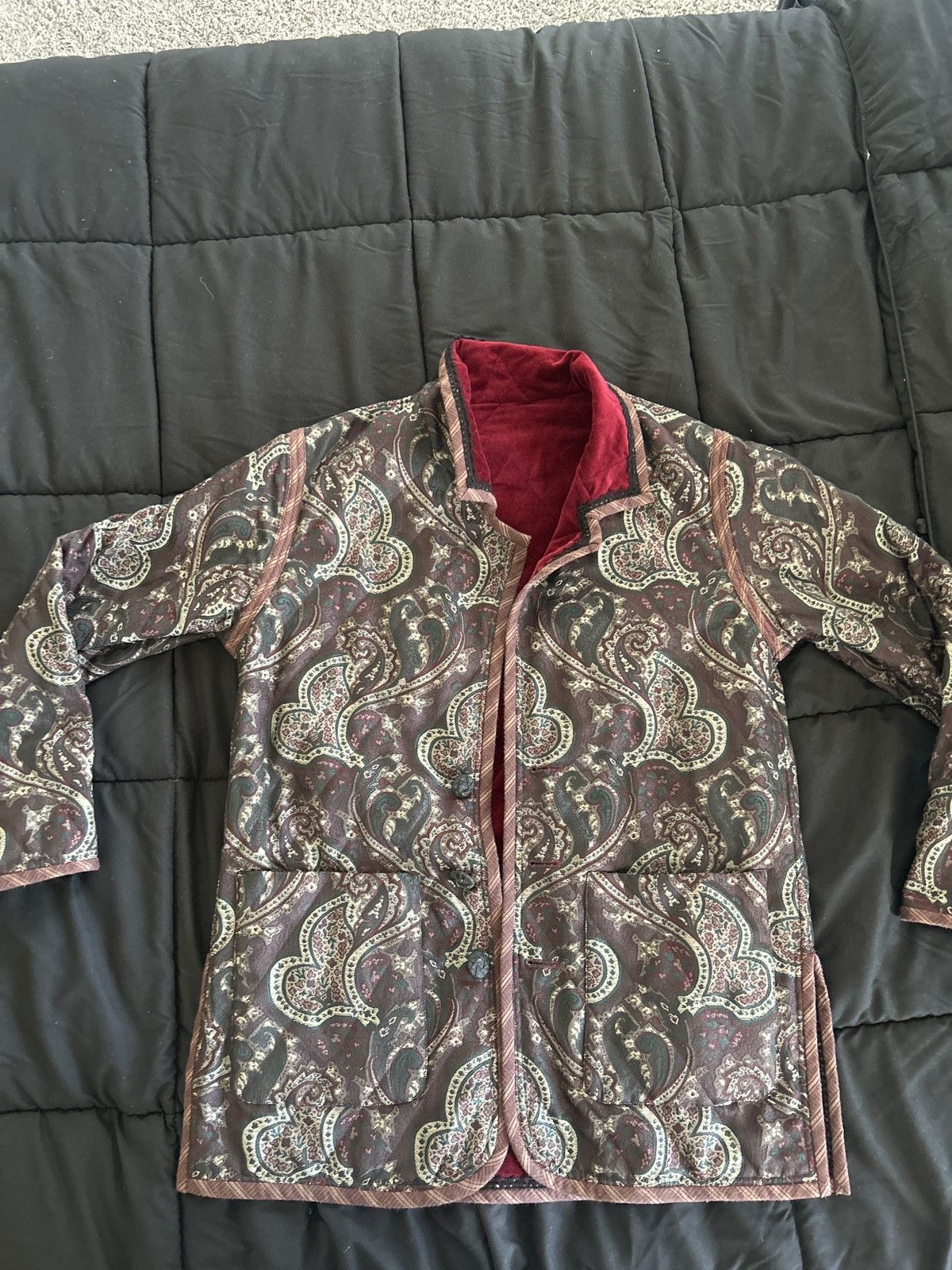 Vintage Koos of Course Blazer Reversible Quilted Jacket Size S / US 4 / IT 40 - 5 Thumbnail