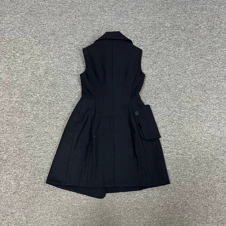 Dior Classic Sleeveless Vest Dress by Dior-2506 Size S / US 4 / IT 40 - 2 Thumbnail
