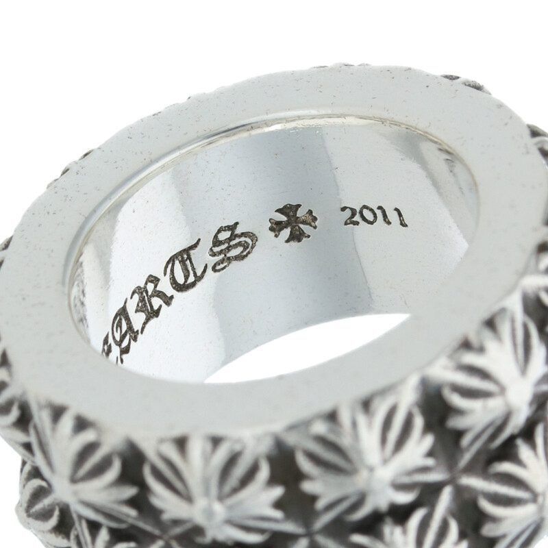 Chrome Hearts Chrome Hearts Pete Punk Double Row Silver Ring Size ONE SIZE - 4 Thumbnail