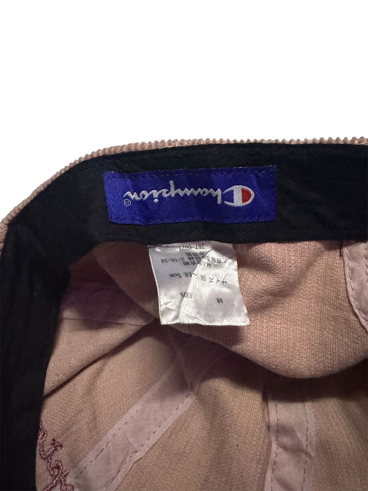 Champion Champion Corduroy Strapback Cap Hat One Size Size ONE SIZE - 5 Thumbnail