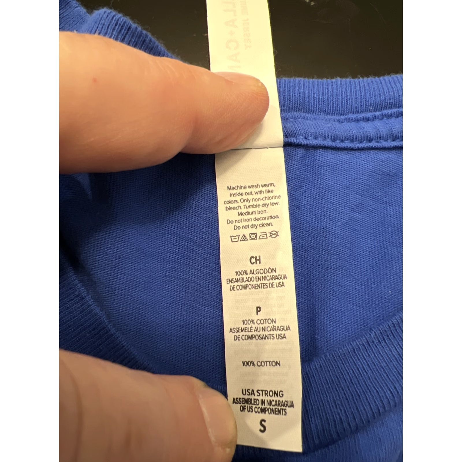 Alife Google Shirt Women’s Small Blue 100% Cotton Crew Neck Short Sleeve Tech Official Employee Limited Edition Casual Fit Regular Prime Size S / US 4 / IT 40 - 7 Thumbnail