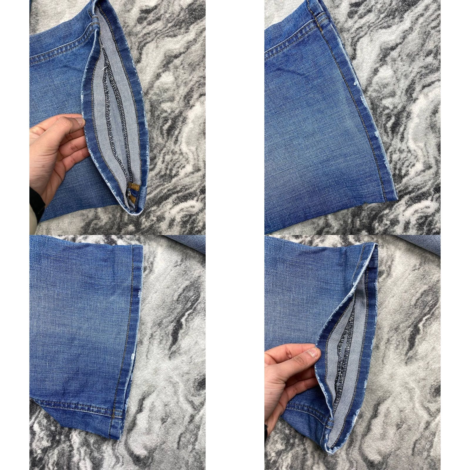 Dolce & Gabbana VINTAGE Dolce Gabbana Blue Flared Jeans Women Size 27 Metal Logo Denim Size 27" / US 4 / IT 40 - 9 Thumbnail