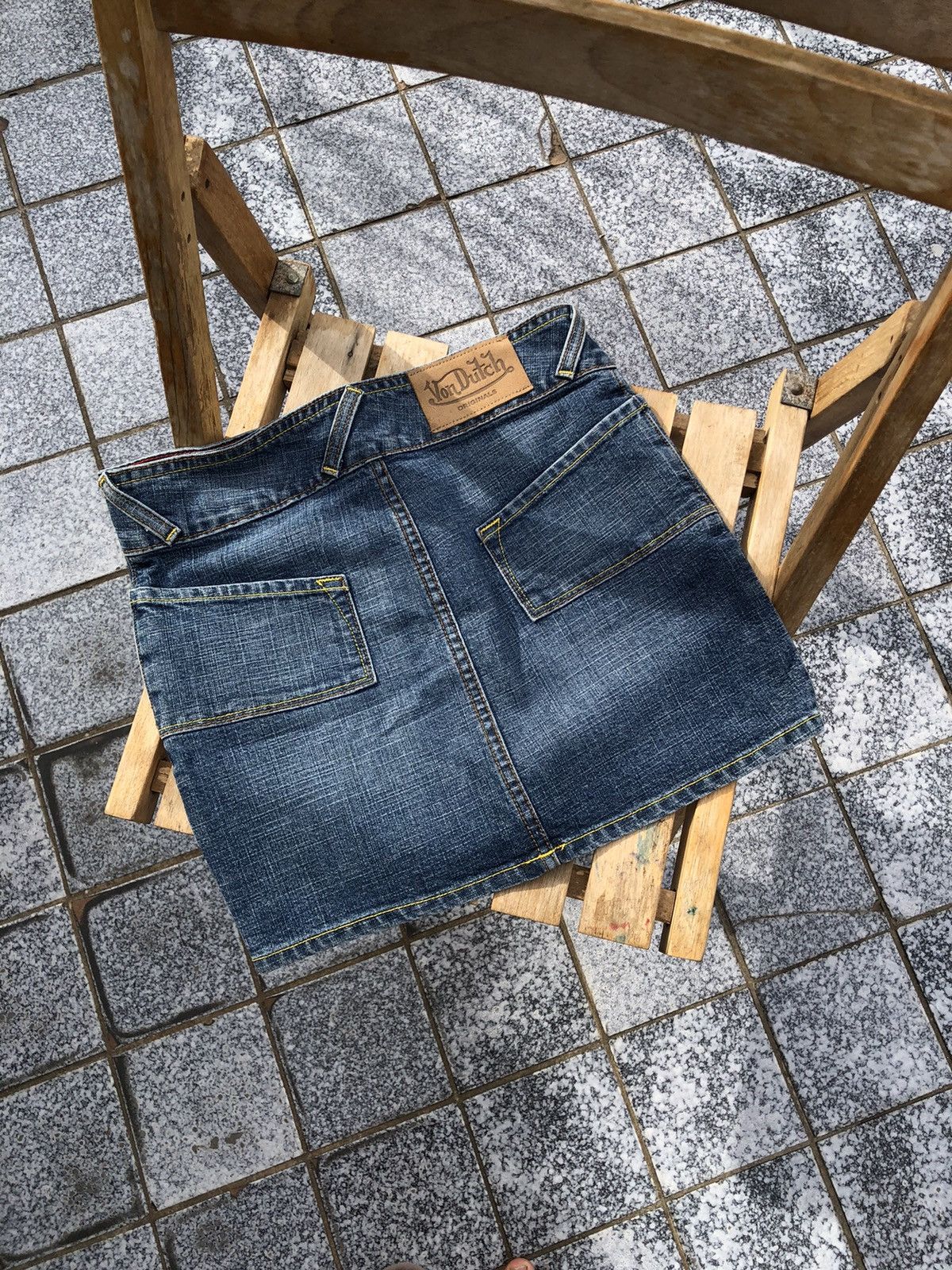 Vintage × Von Dutch Vintage Von Dutch mini skirt Y2K Size 27" / US 4 / IT 40 - 6 Thumbnail