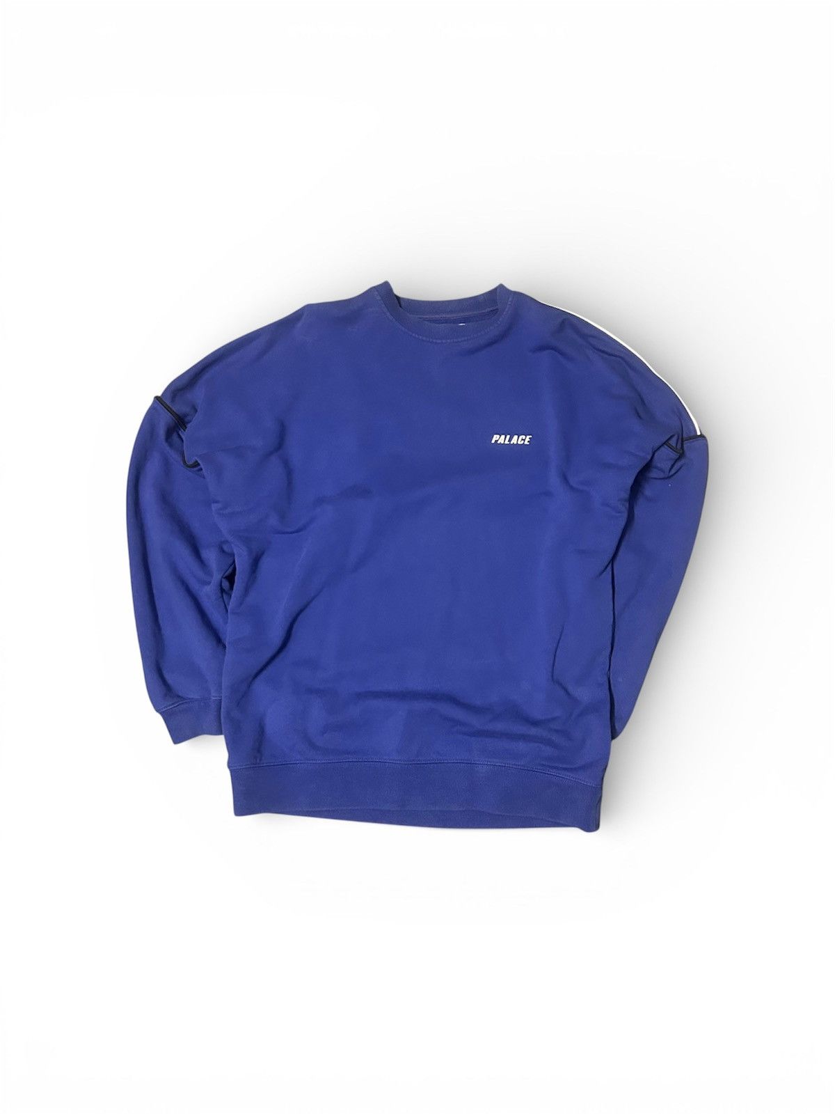 Palace Palace Jumbo Drop Crew Sweatshirt Blue - Size M Size US M / EU 48-50 / 2 - 3 Thumbnail