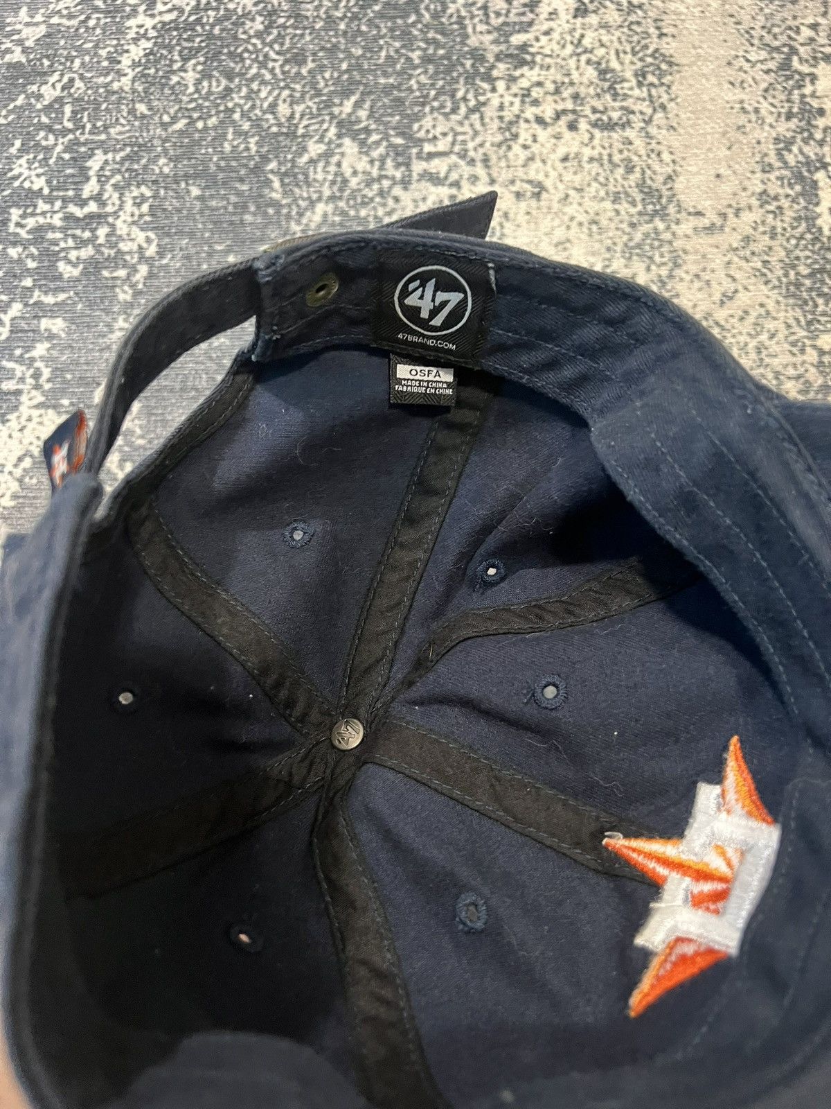 47 Brand '47 Brand Houston Astros Clean Up Adjustable Cap Size ONE SIZE - 8 Thumbnail