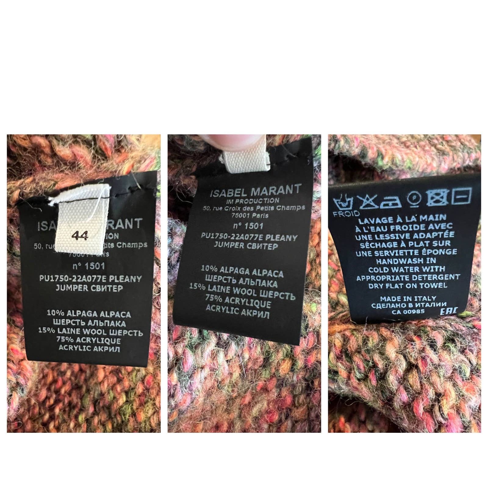 Isabel Marant Etoile Isabel Marant Etoile Pleany Sweater (12/US 44/FR) Size XL / US 12-14 / IT 48-50 - 7 Thumbnail