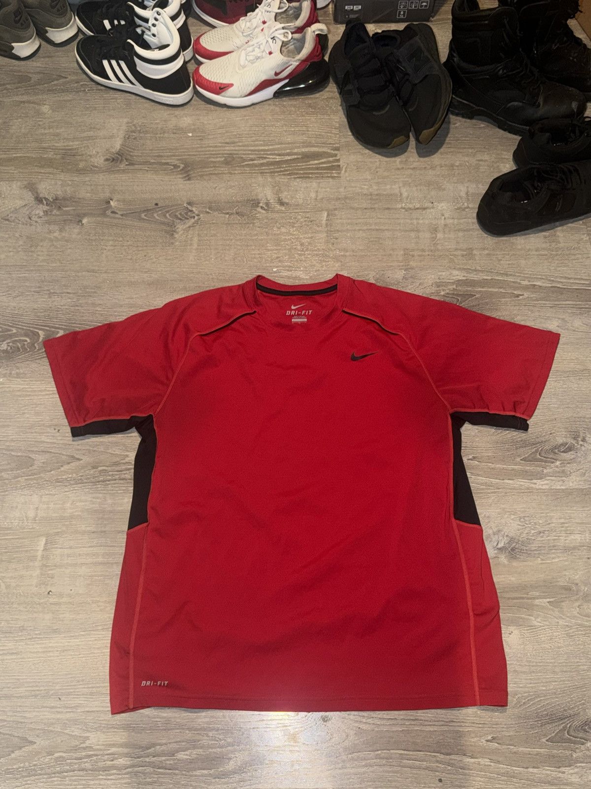 Nike Nike Dri-Fit Shirt 'Red' Size US XL / EU 56 / 4 - 1 Thumbnail