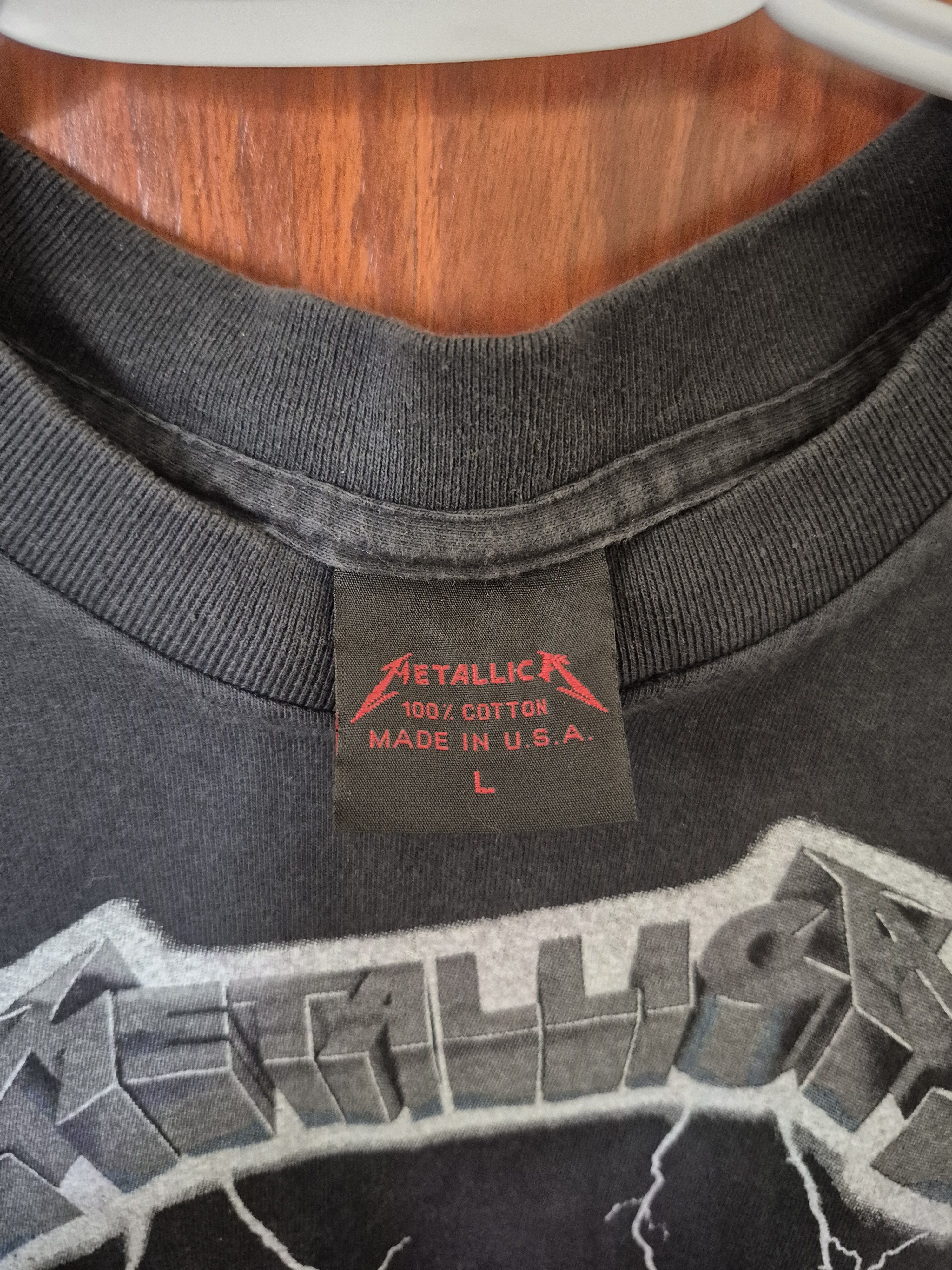 Metallica 90's Vintage Metallica Ride The Lightning Tee Size US L / EU 52-54 / 3 - 4 Thumbnail