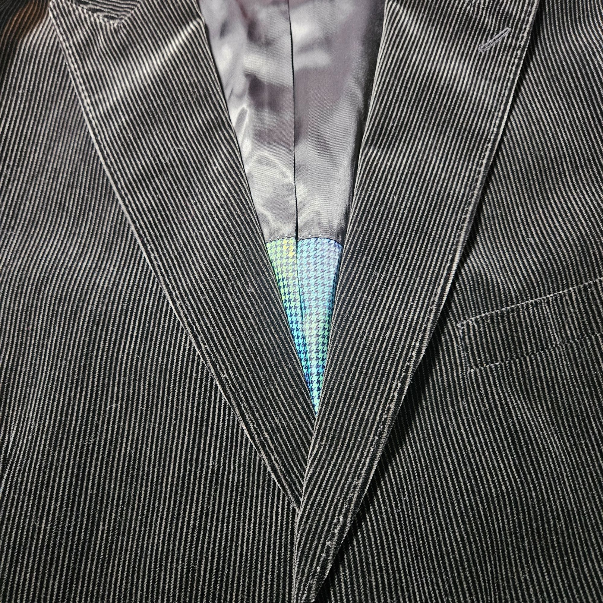 Other Moseley & Hollard Men 46R Black Corduroy Sport Coat Casual B Size 46R - 15 Thumbnail