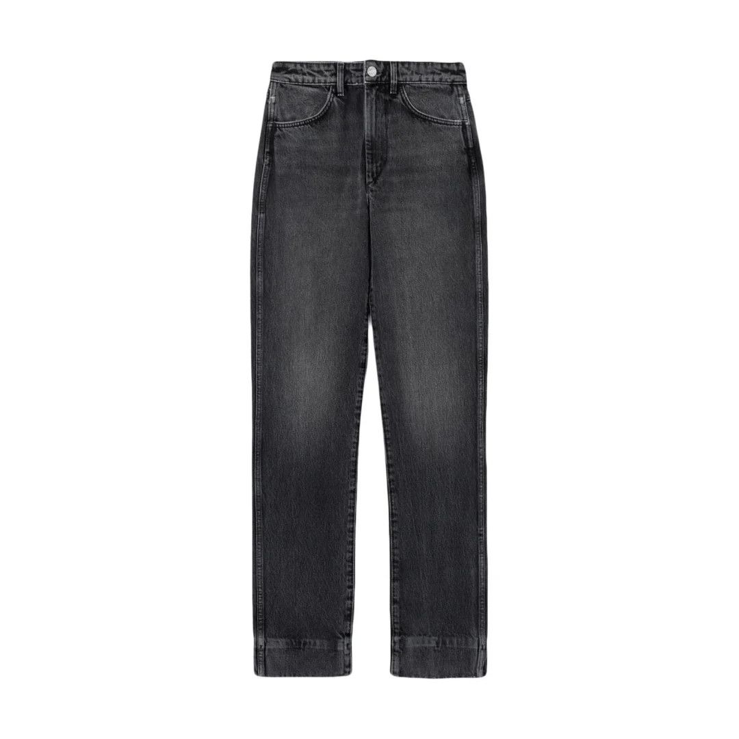 image of Redone O1Mle0524 Cigarette Jeans In Black, Women's (Size 26)