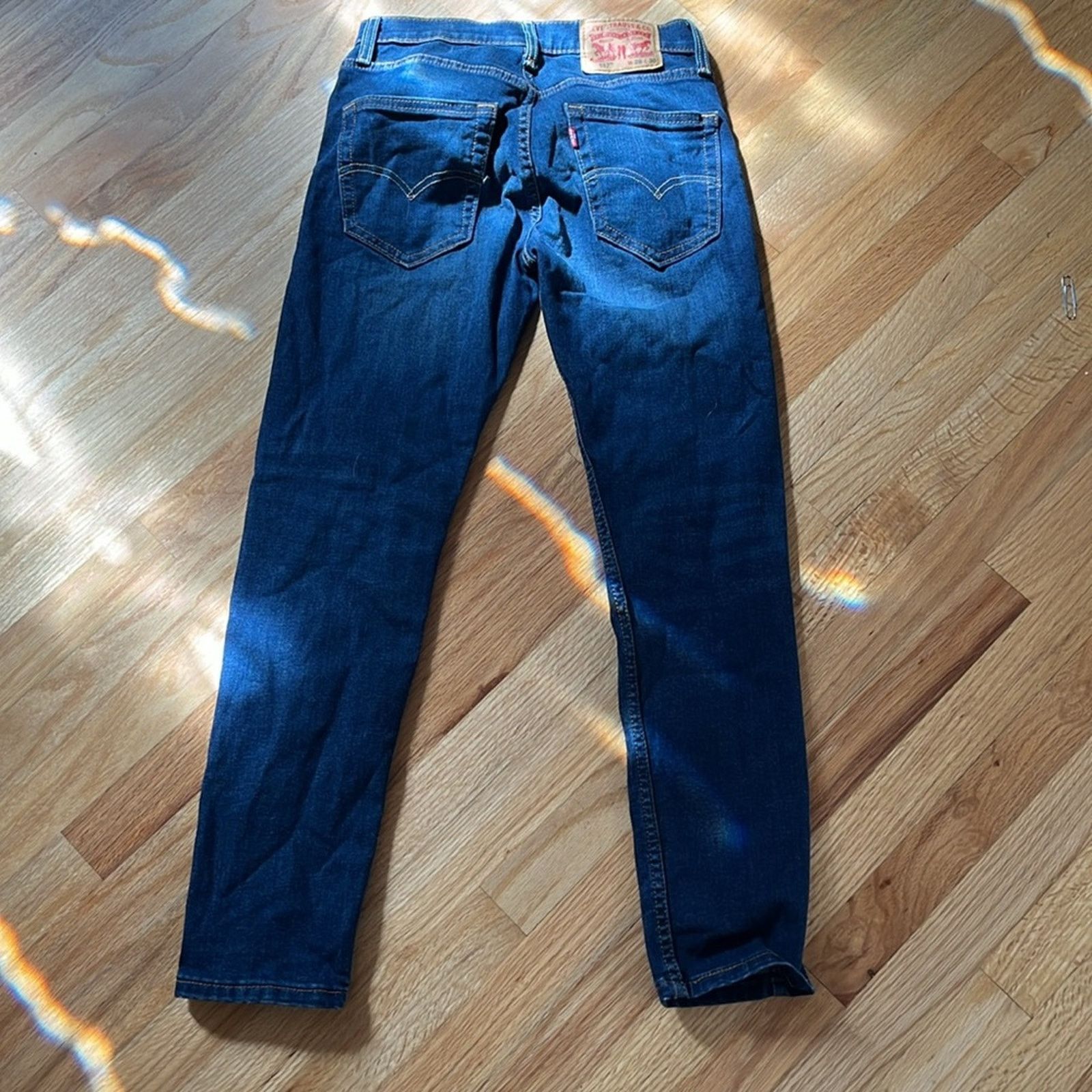 Levi's Levis 512 Slim Taper Jeans Mens 28x30 Blue Stretch Denim Size US 28 / EU 44 - 5 Thumbnail