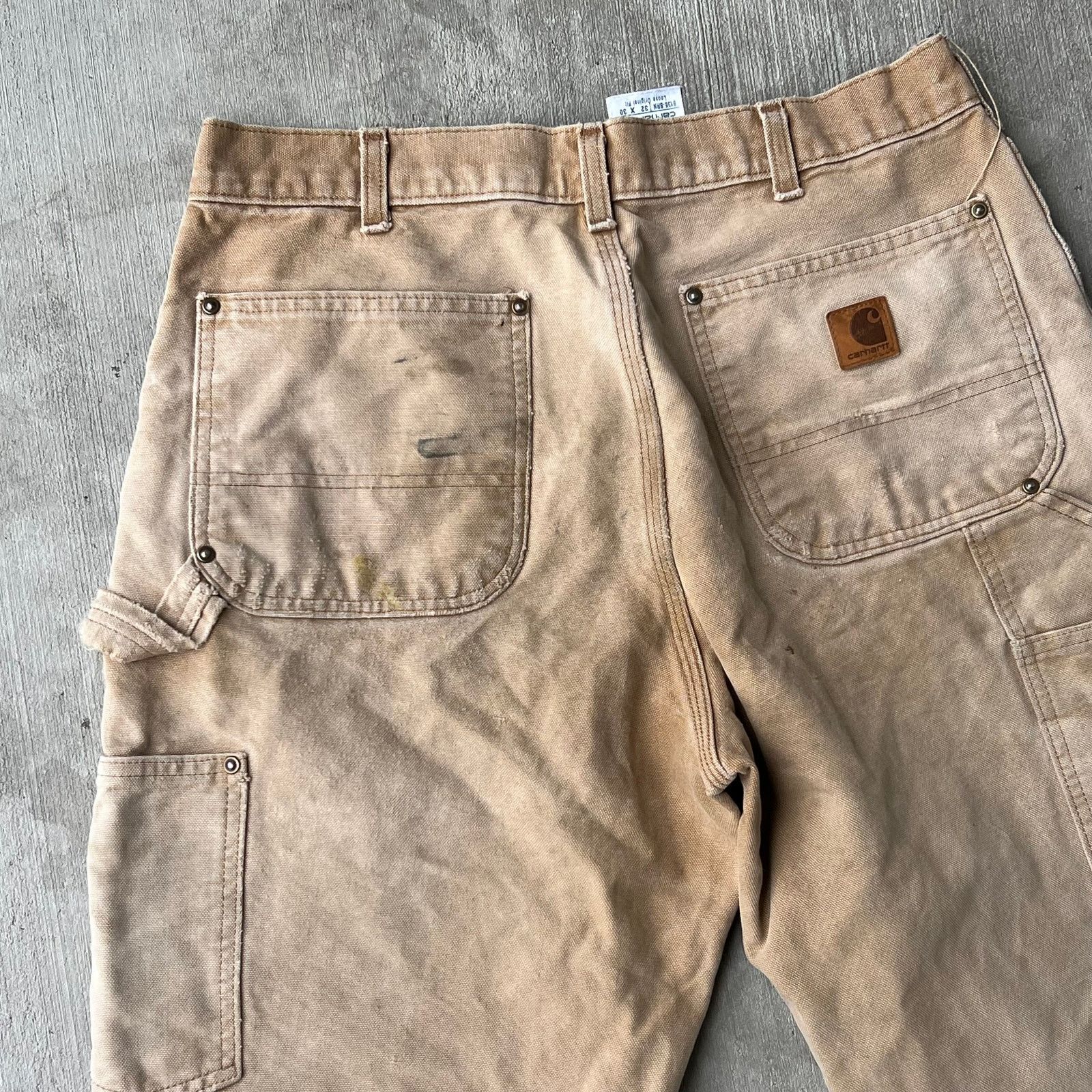 Carhartt × Vintage Carhartt brown double knee work wear carpenter pants Size US 32 / EU 48 - 14 Thumbnail