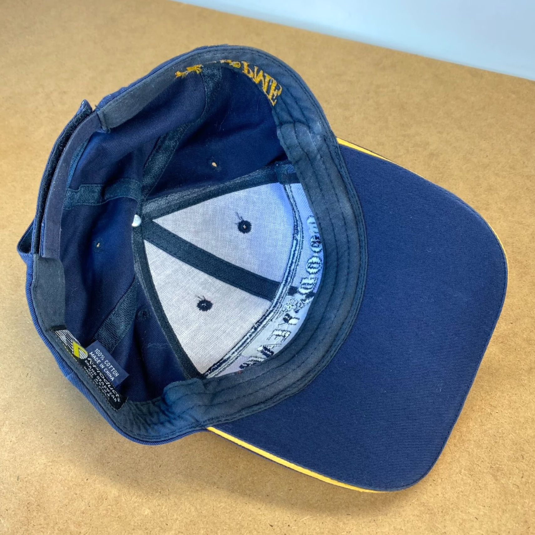 Vintage VINTAGE Goodyear Hat Titan-PME Strapback Dad Blue Cotton Unisex Adults One Size - FAST SHIP Size ONE SIZE - 6 Thumbnail