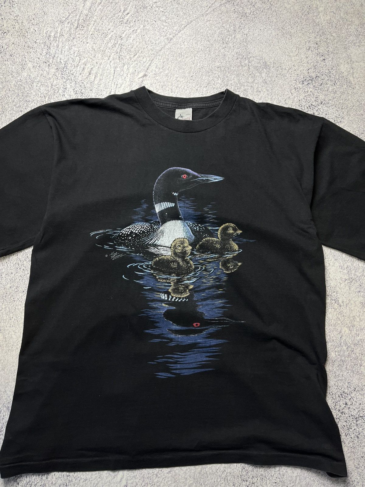 Other Vintage Harlequin Nature Graphics 1990 T Shirt Size US XL / EU 56 / 4 - 3 Thumbnail