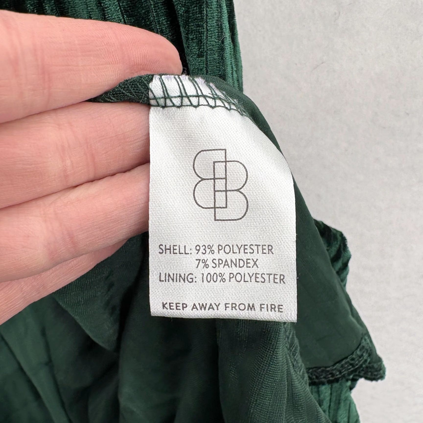 Born Baltic Born Velvet Wrap Maxi Dress Womens S Green Long Sleeve Formal Party Size S / US 4 / IT 40 - 6 Thumbnail