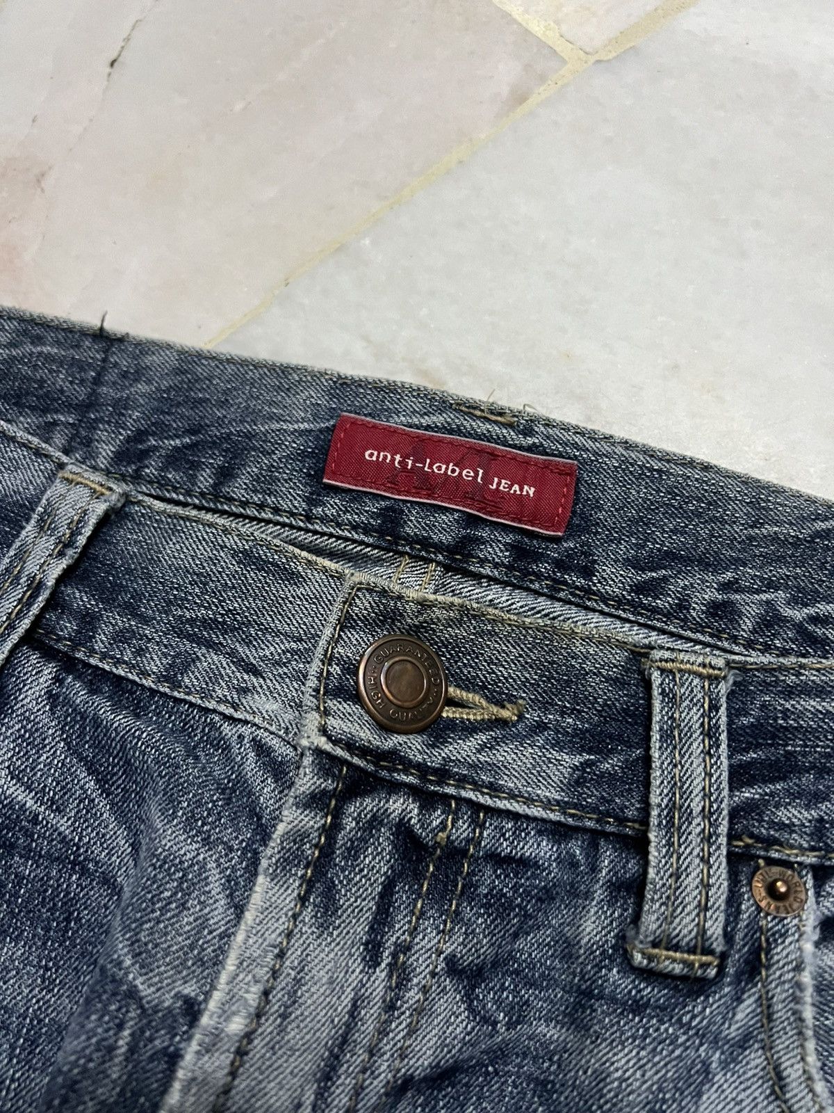 Japanese Brand Anti Label Faded Jean Japan Size US 32 / EU 48 - 9 Thumbnail
