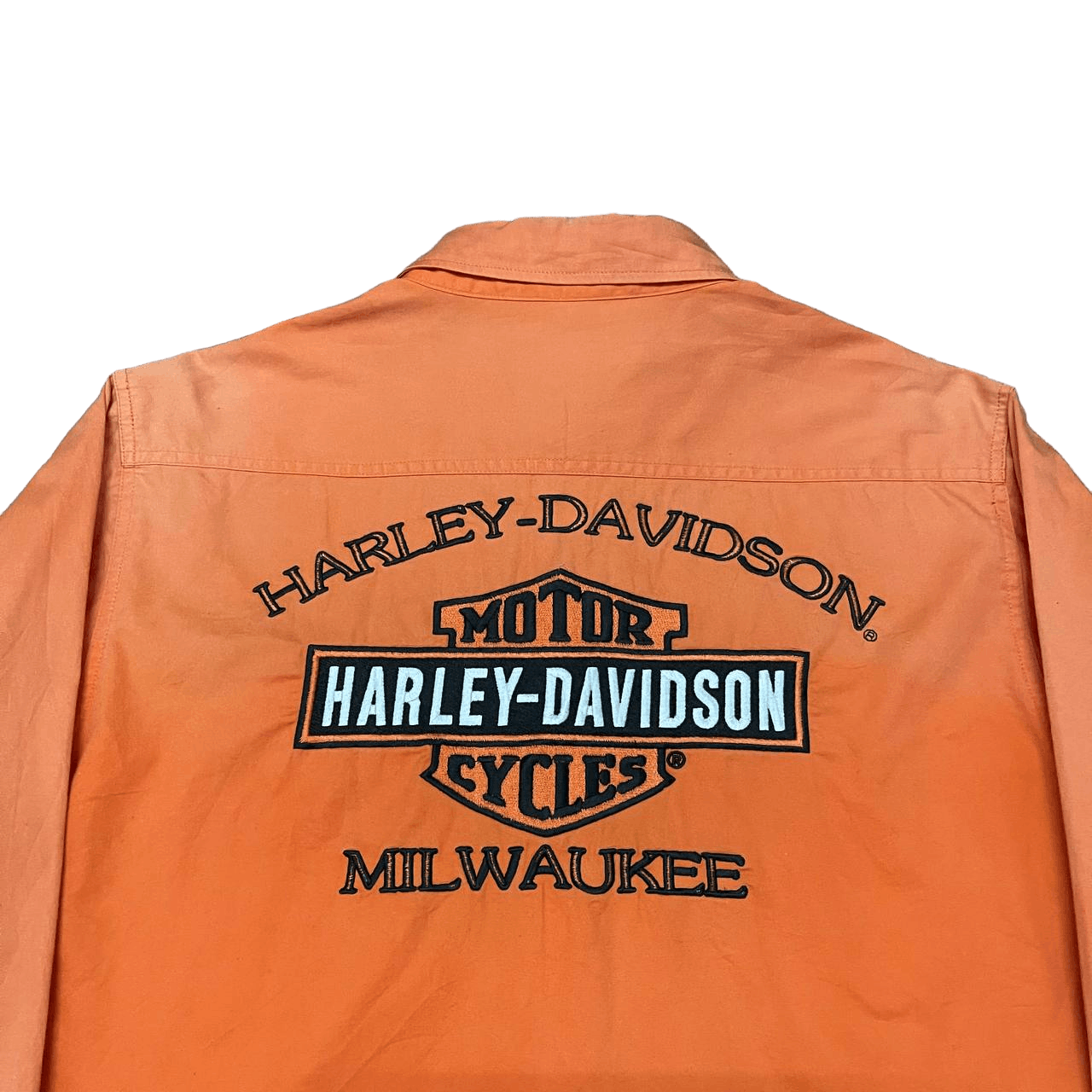 Harley Davidson Vintage Harley Davidson Motorcycle Embroidery Button Up Size US M / EU 48-50 / 2 - 2 Thumbnail